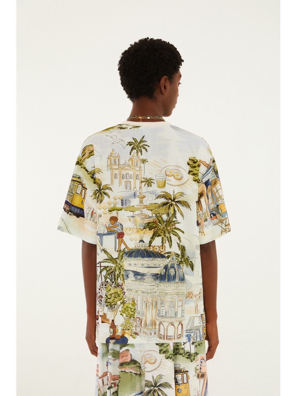 Farm — T-Shirt Básica Encanto Do Rio