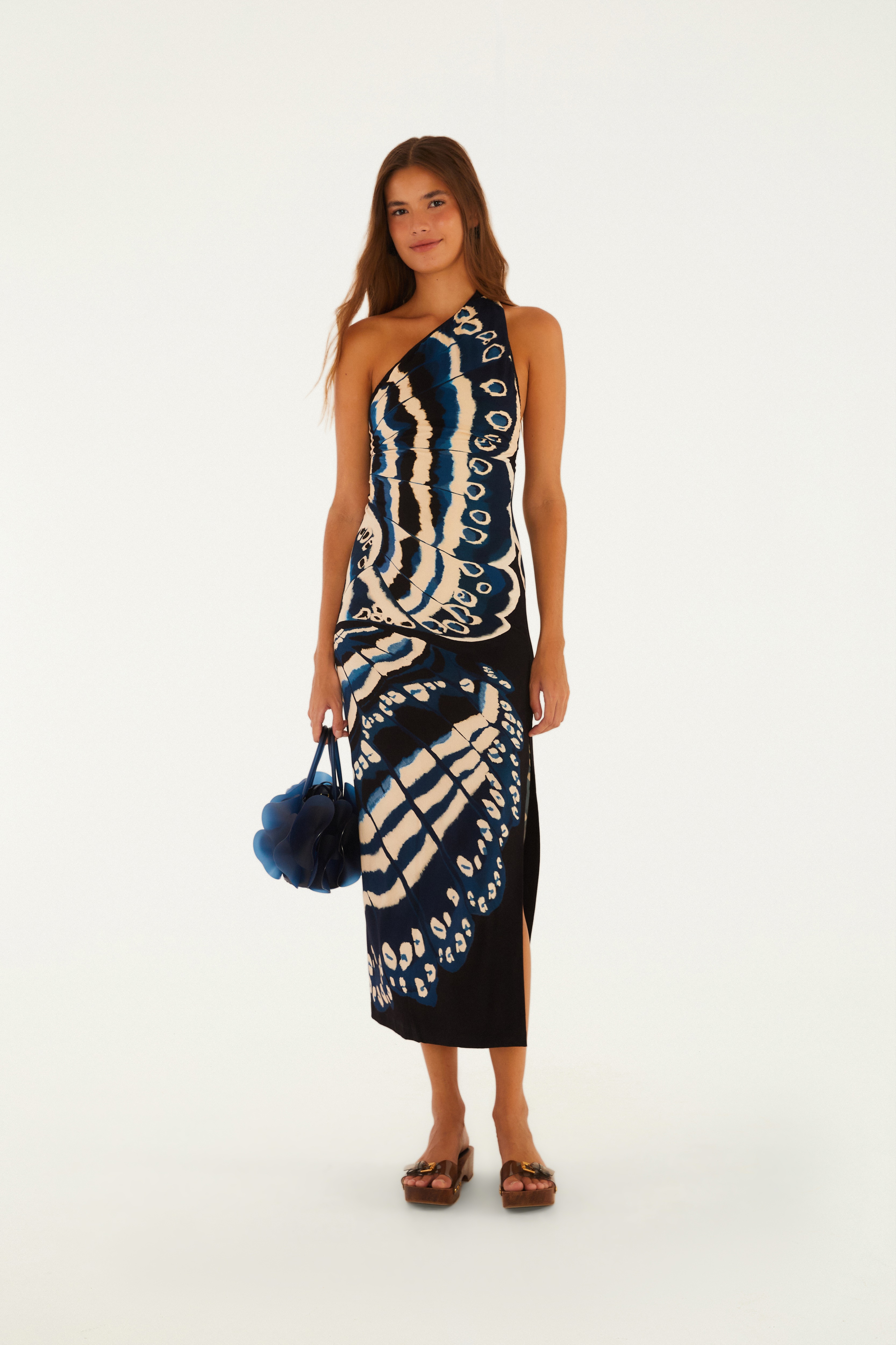 Vestido Ombro Só Estampado Panapana