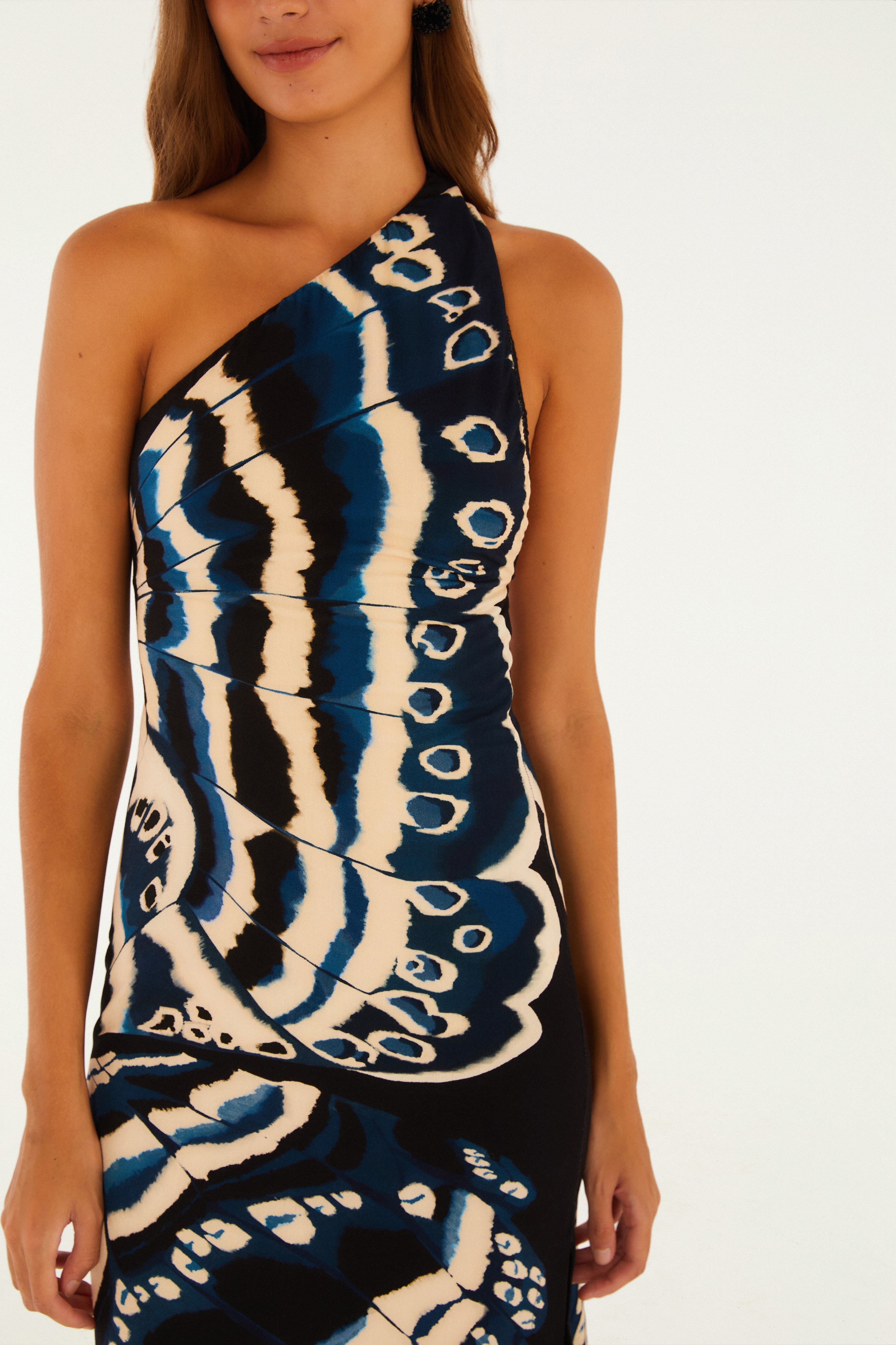 Vestido Ombro Só Estampado Panapana