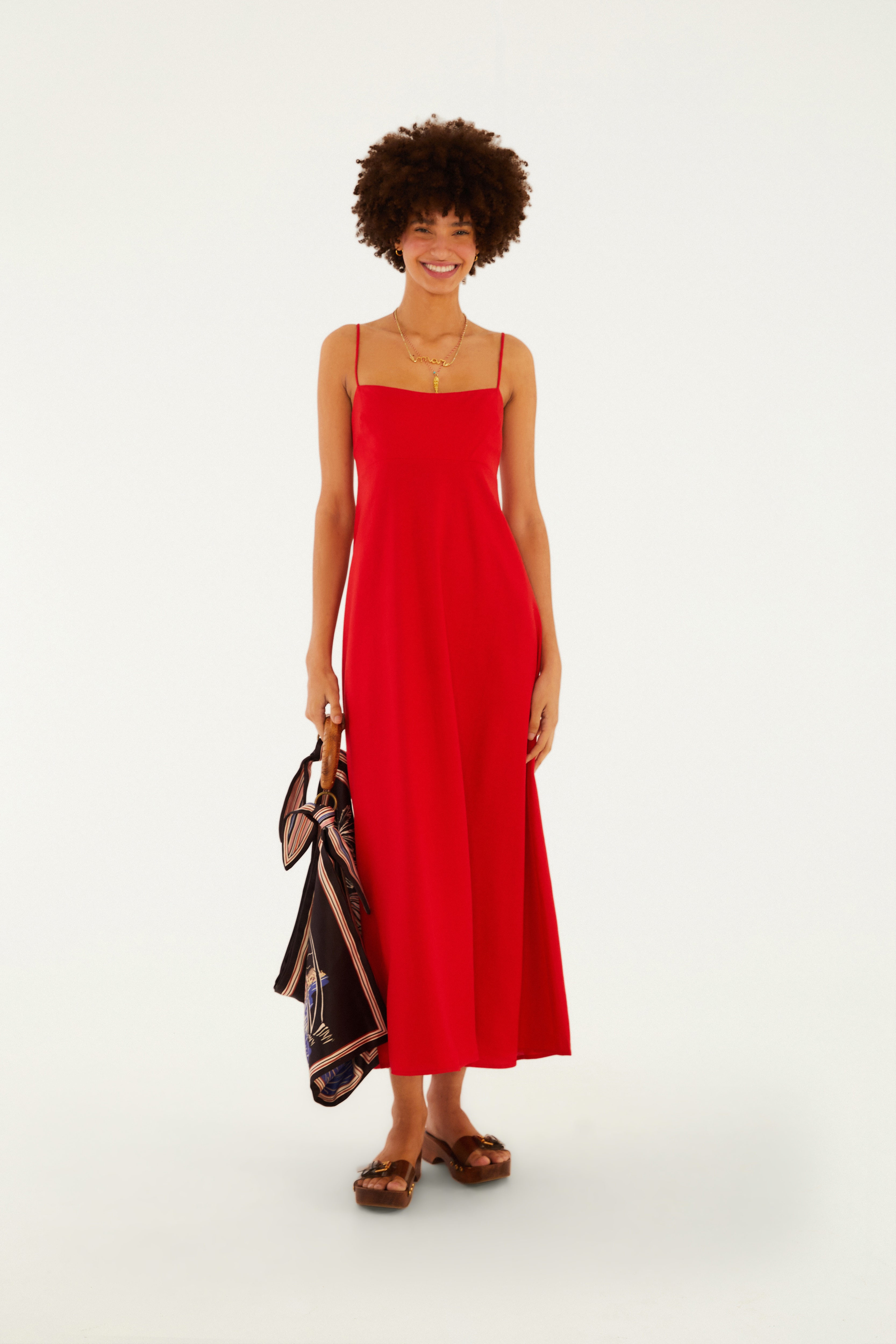 Vestido Amplo Midi
