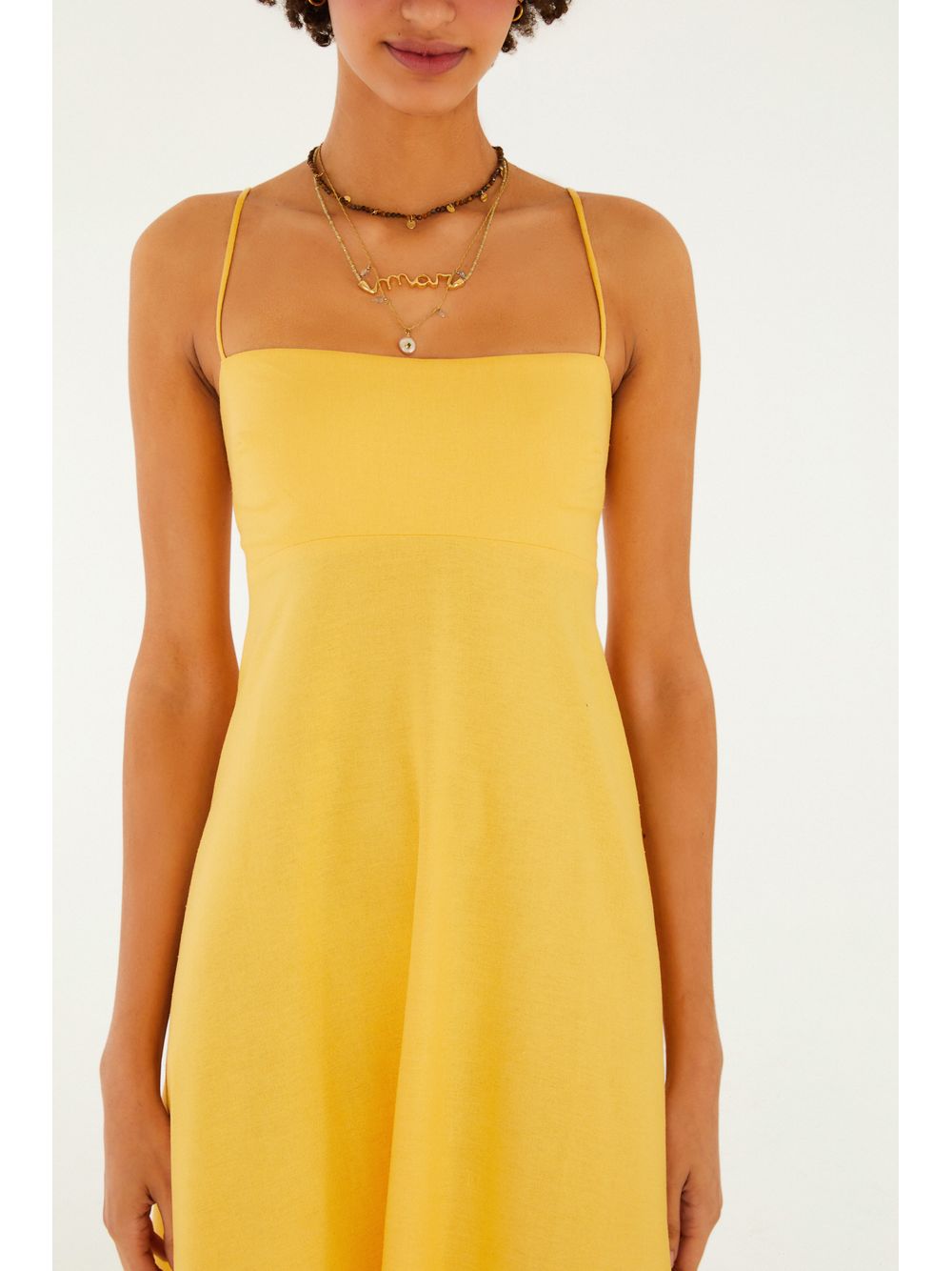 Farm — Vestido Amplo Midi