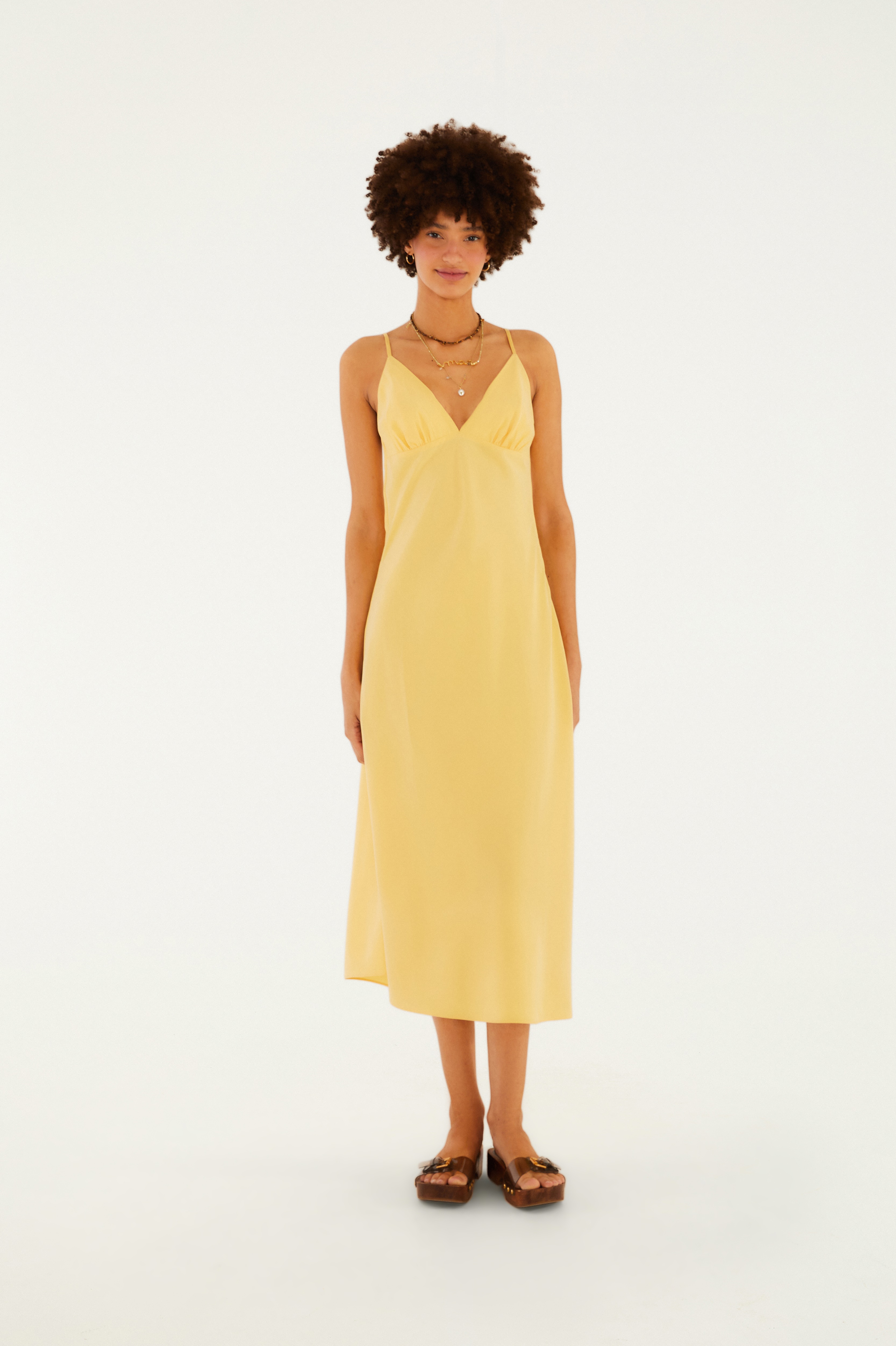 Vestido Enviesado Midi