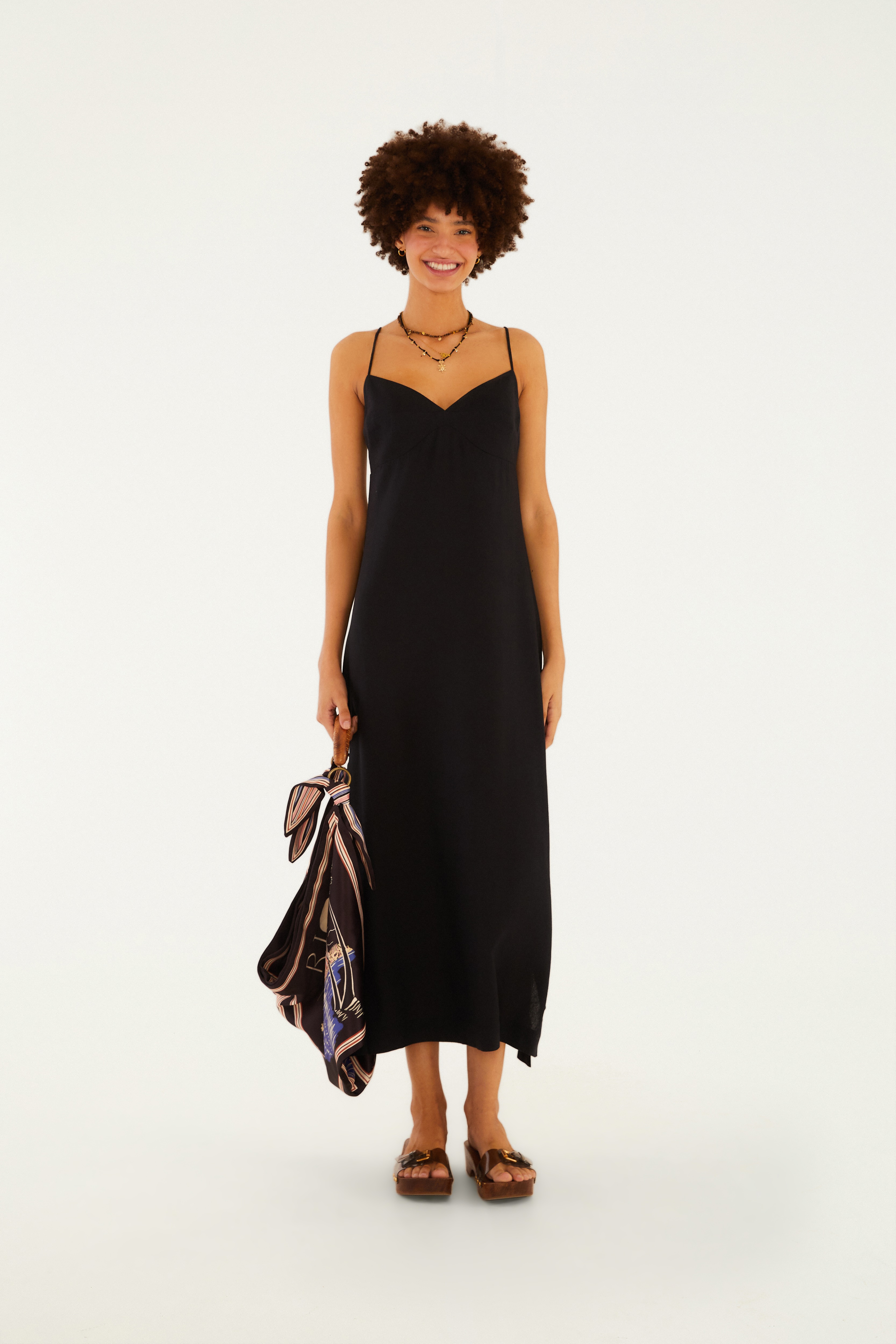 Vestido Reto Midi