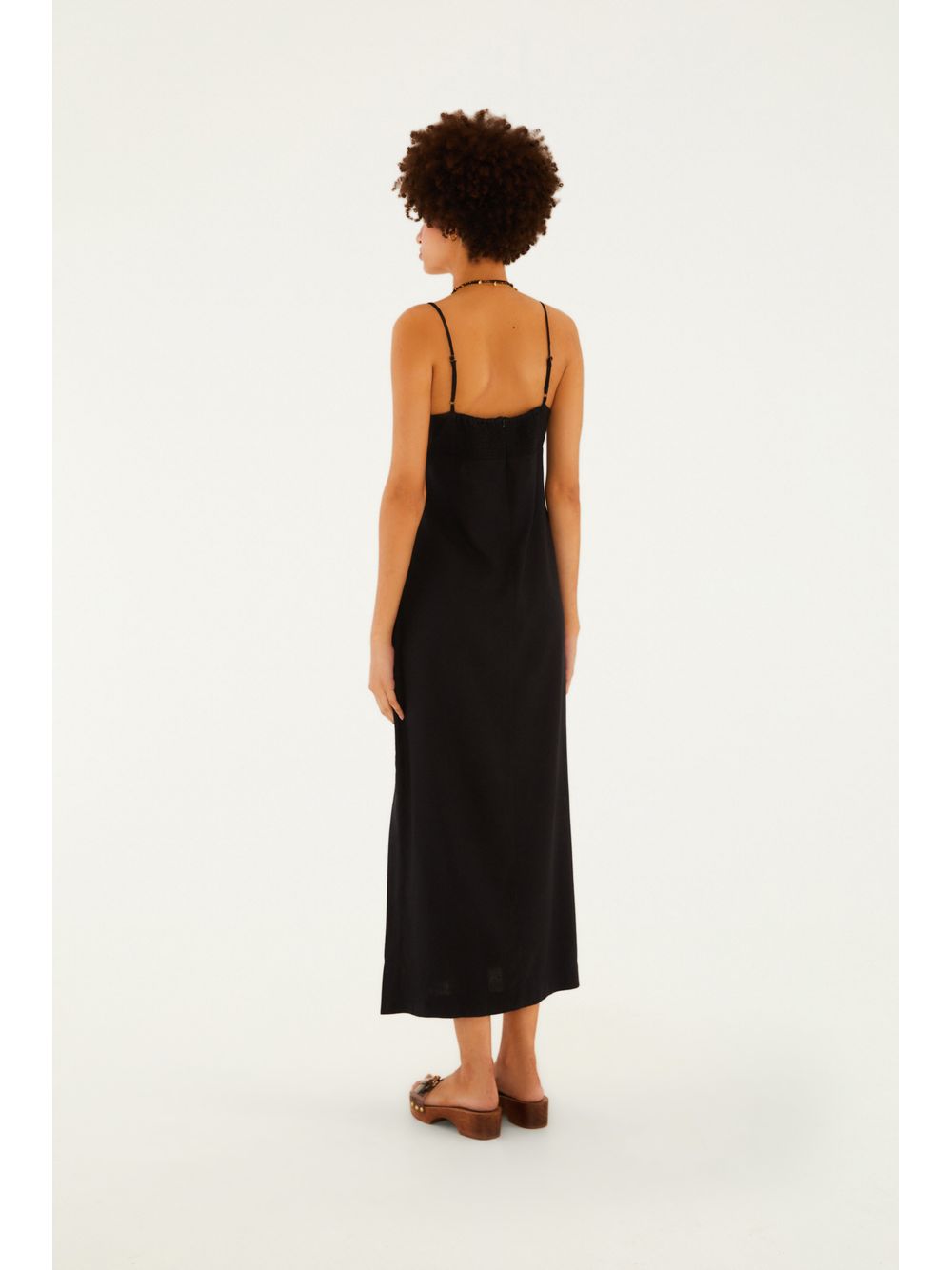 Farm — Vestido Reto Midi