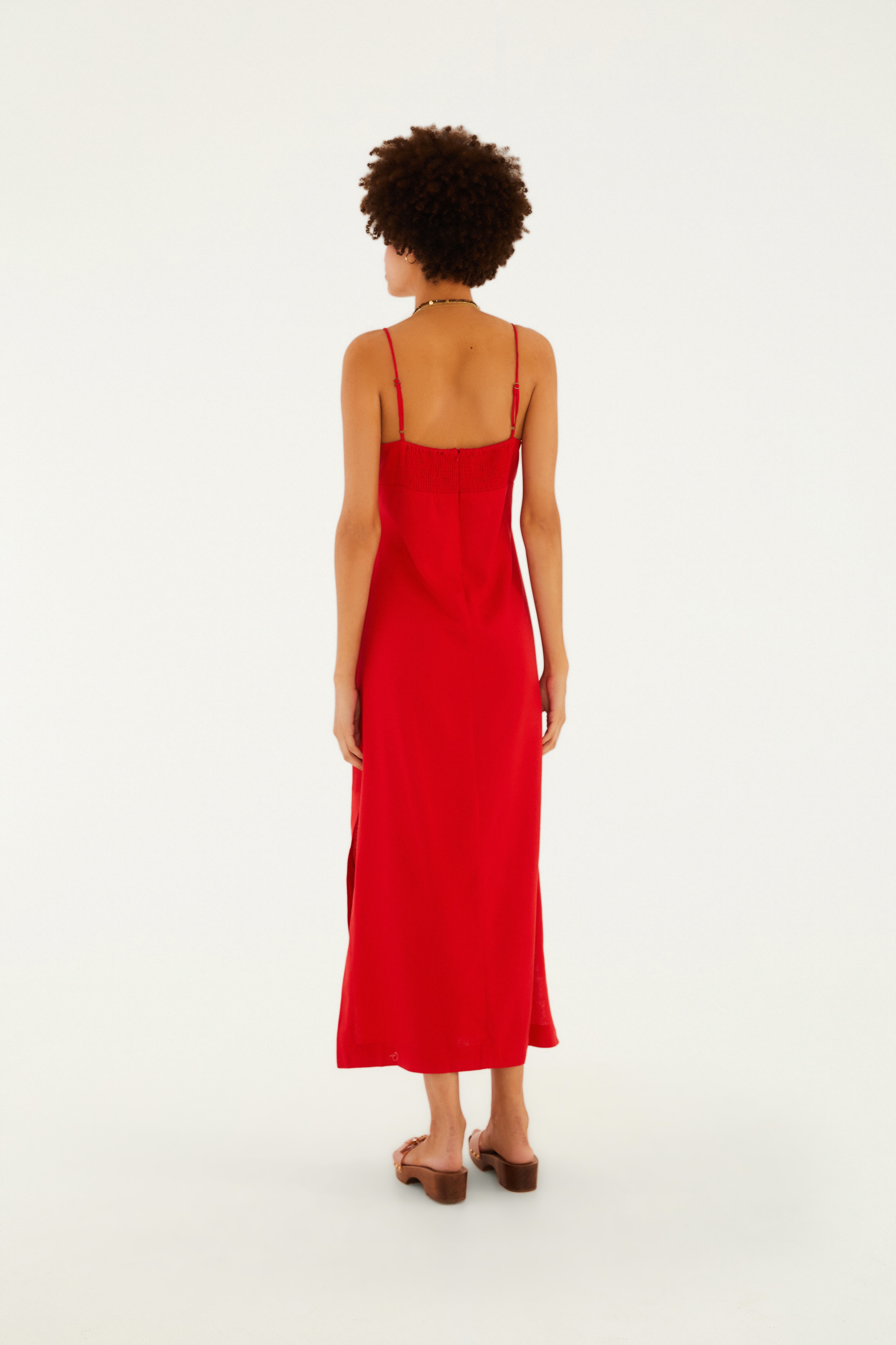Vestido Reto Midi