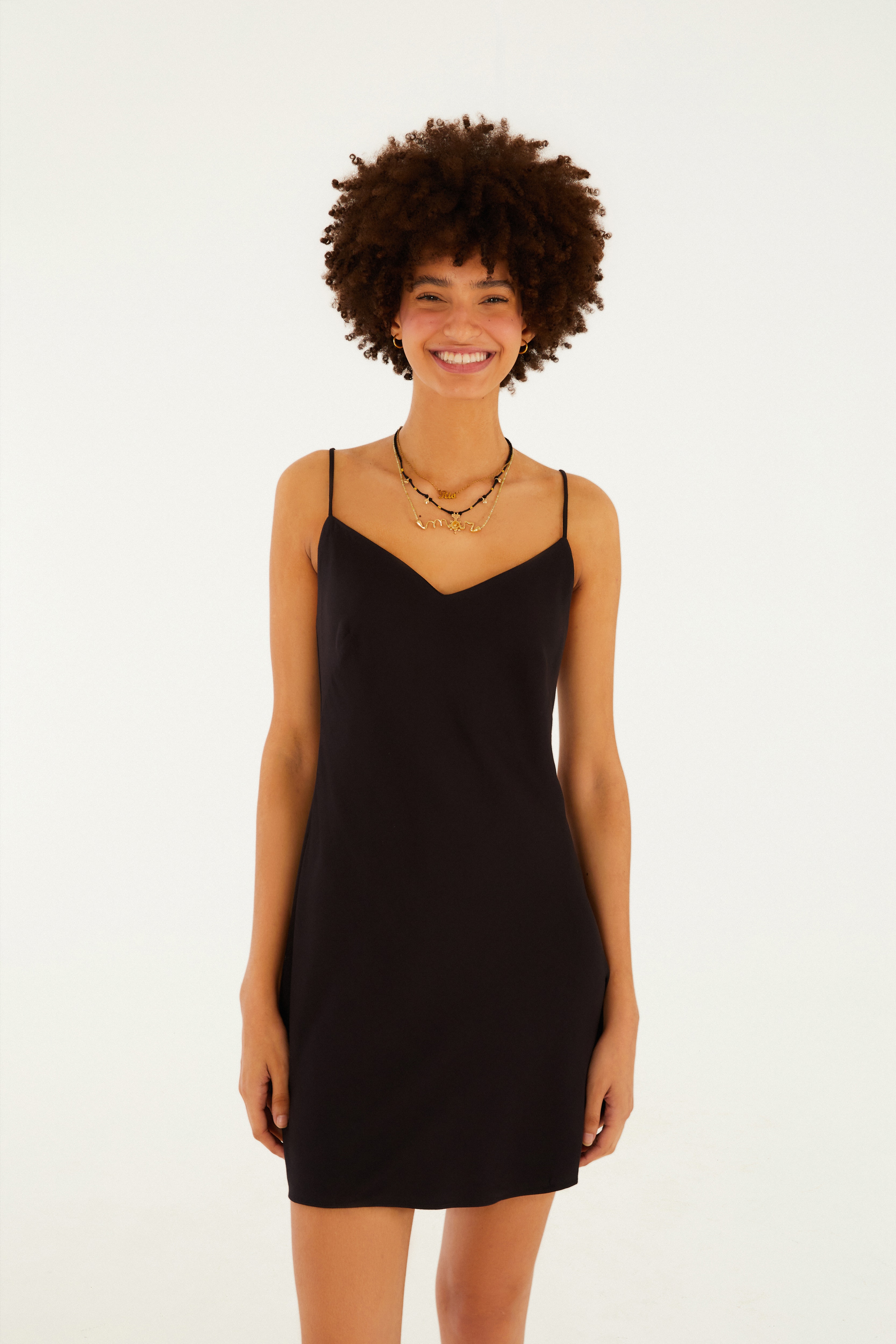 Vestido Alcinhas Curto