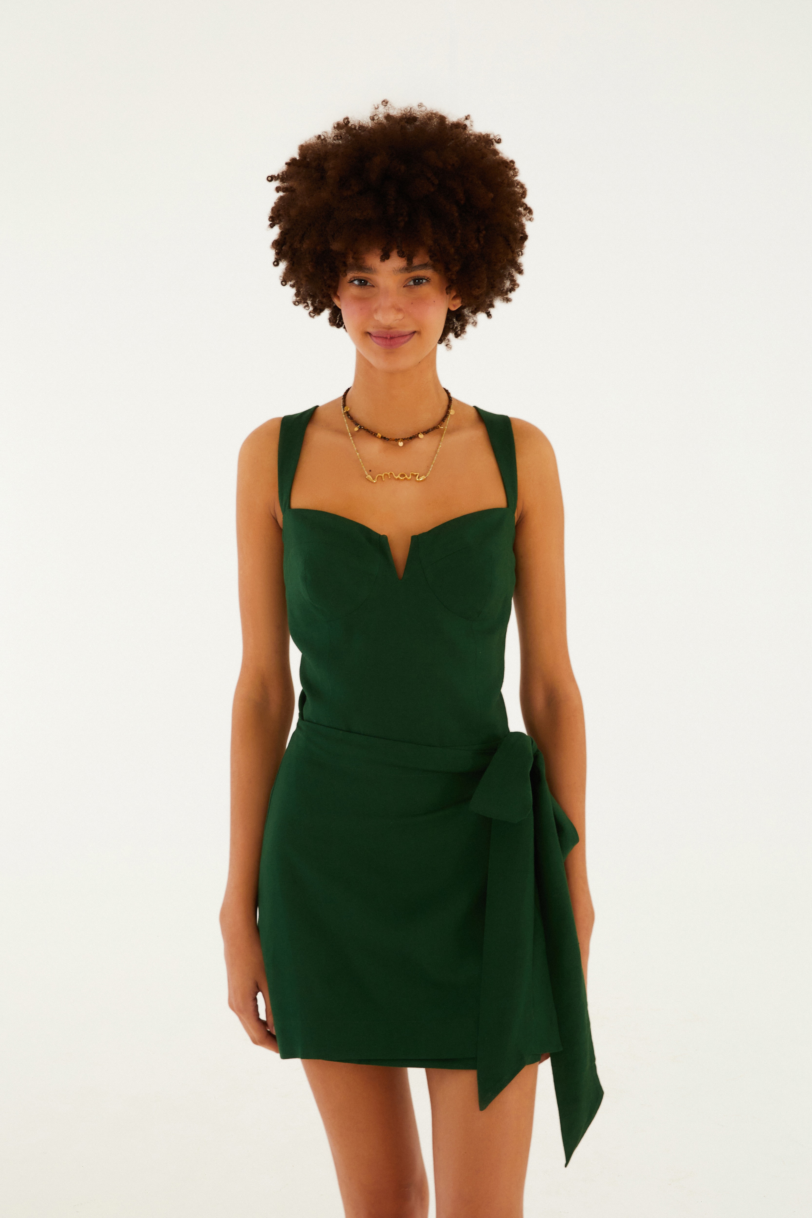 Vestido Linho Curto