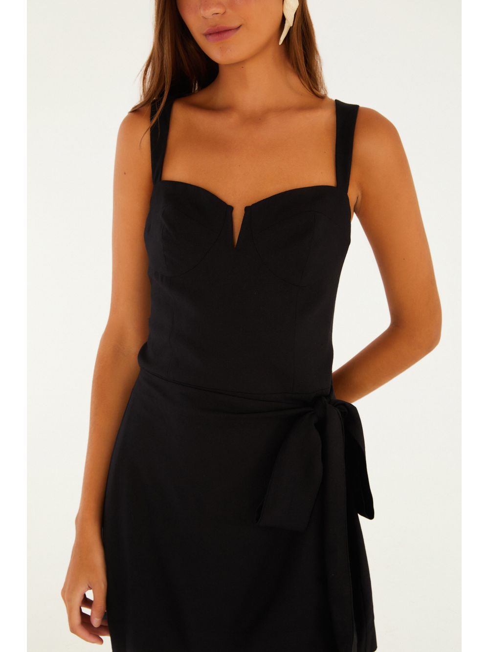 Farm — Vestido Linho Curto