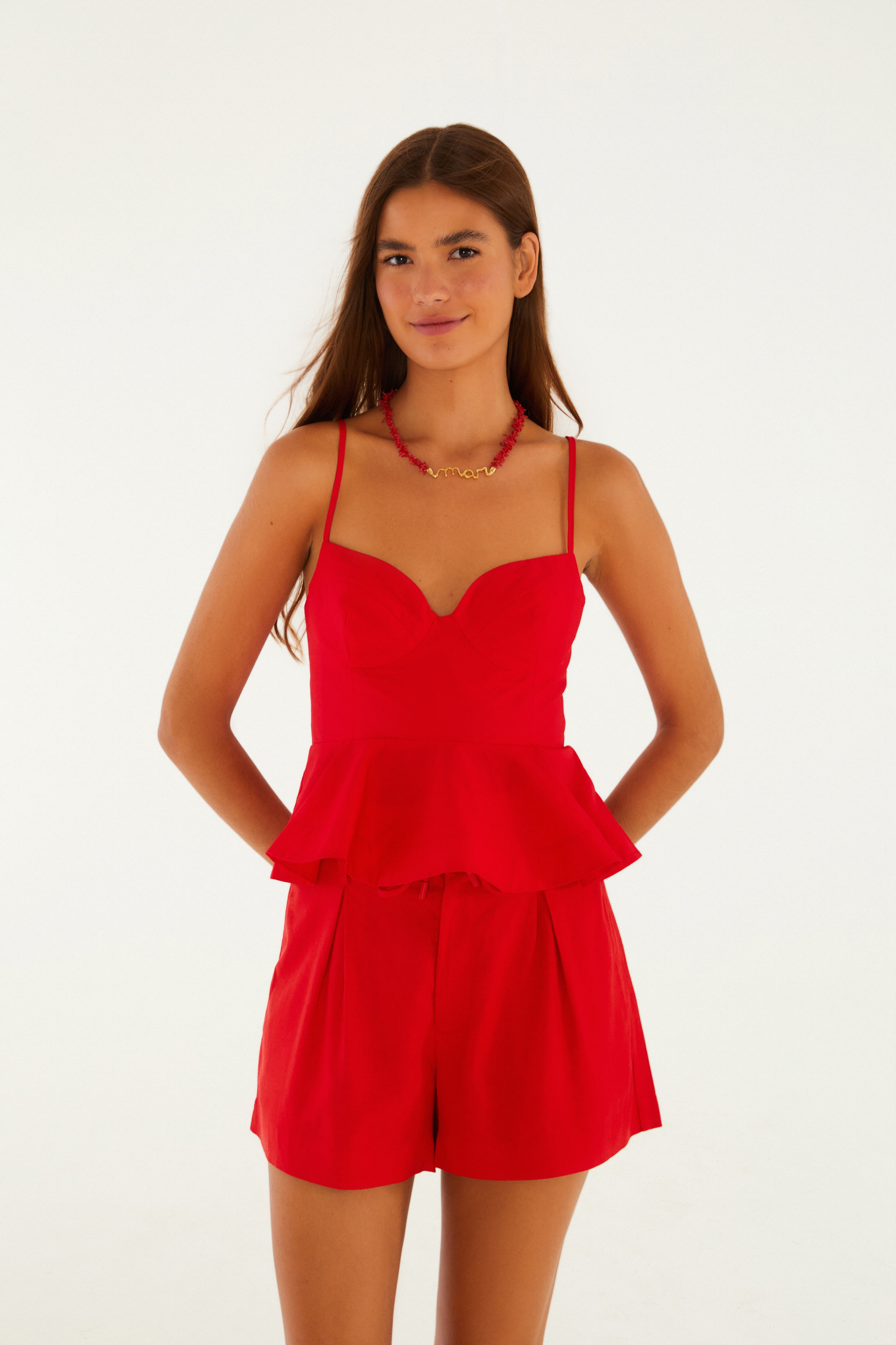 Short Clochard Linho