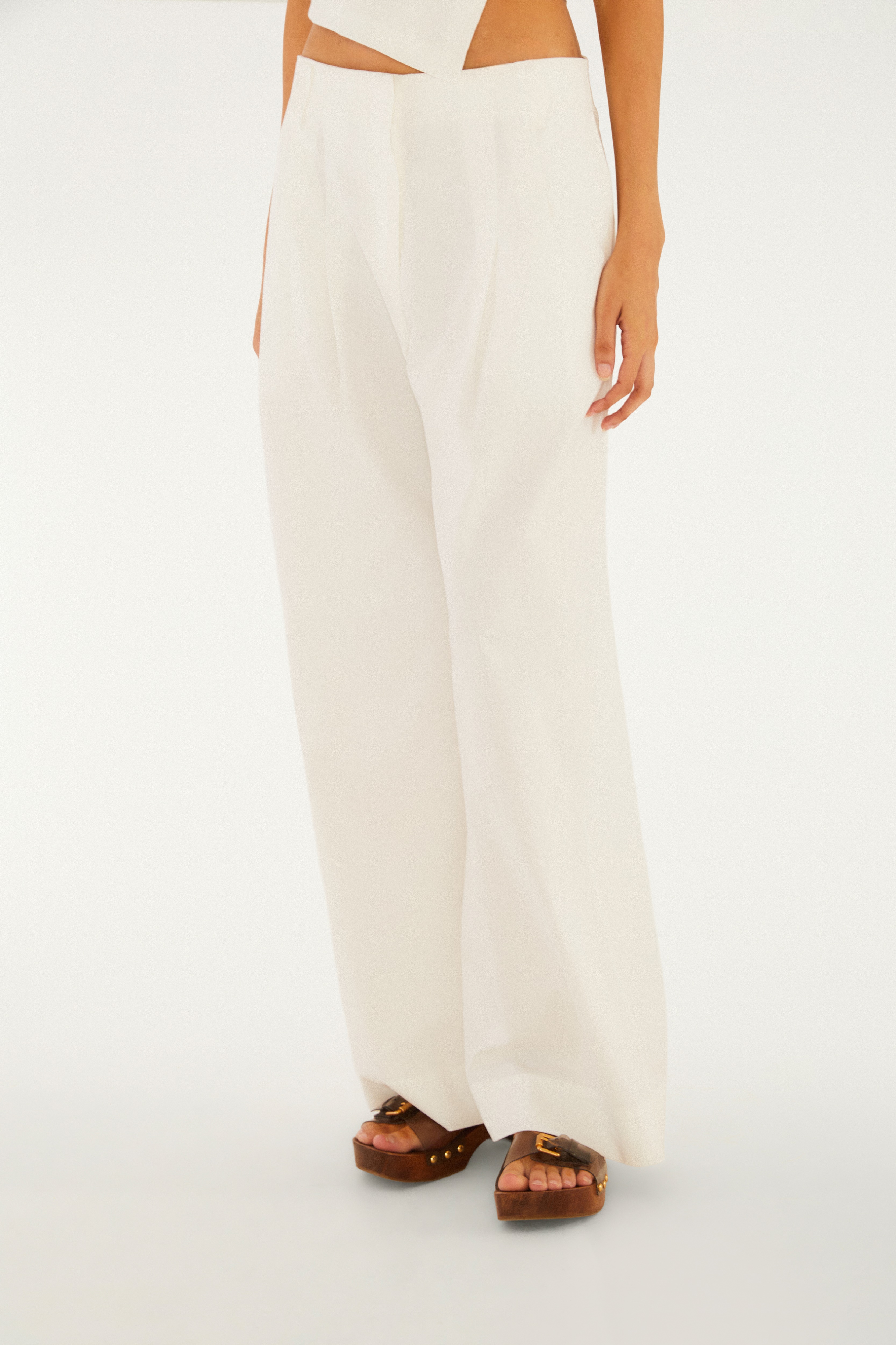 Calça Ampla Algodão