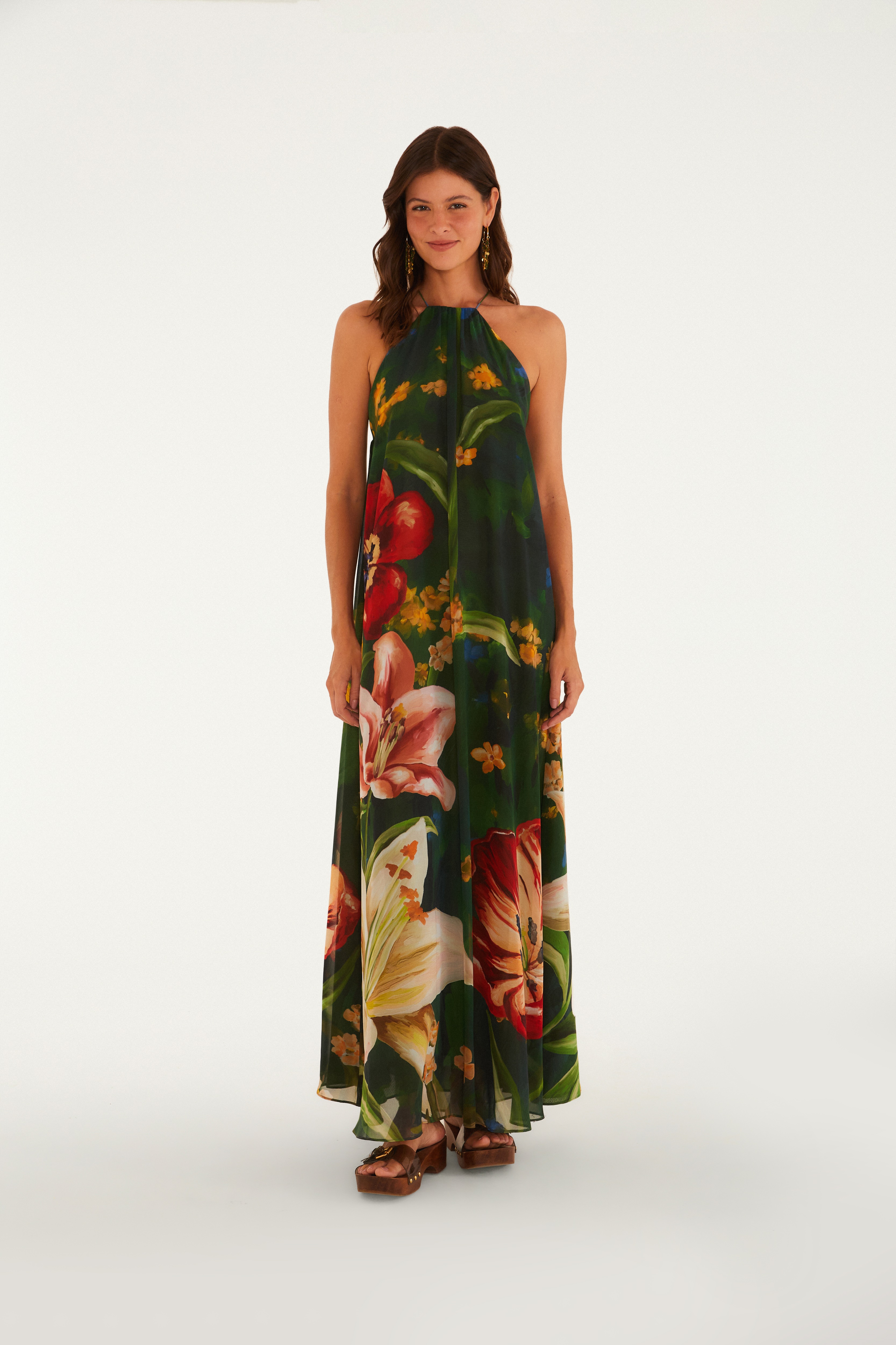 Vestido Estampado Floral Belo