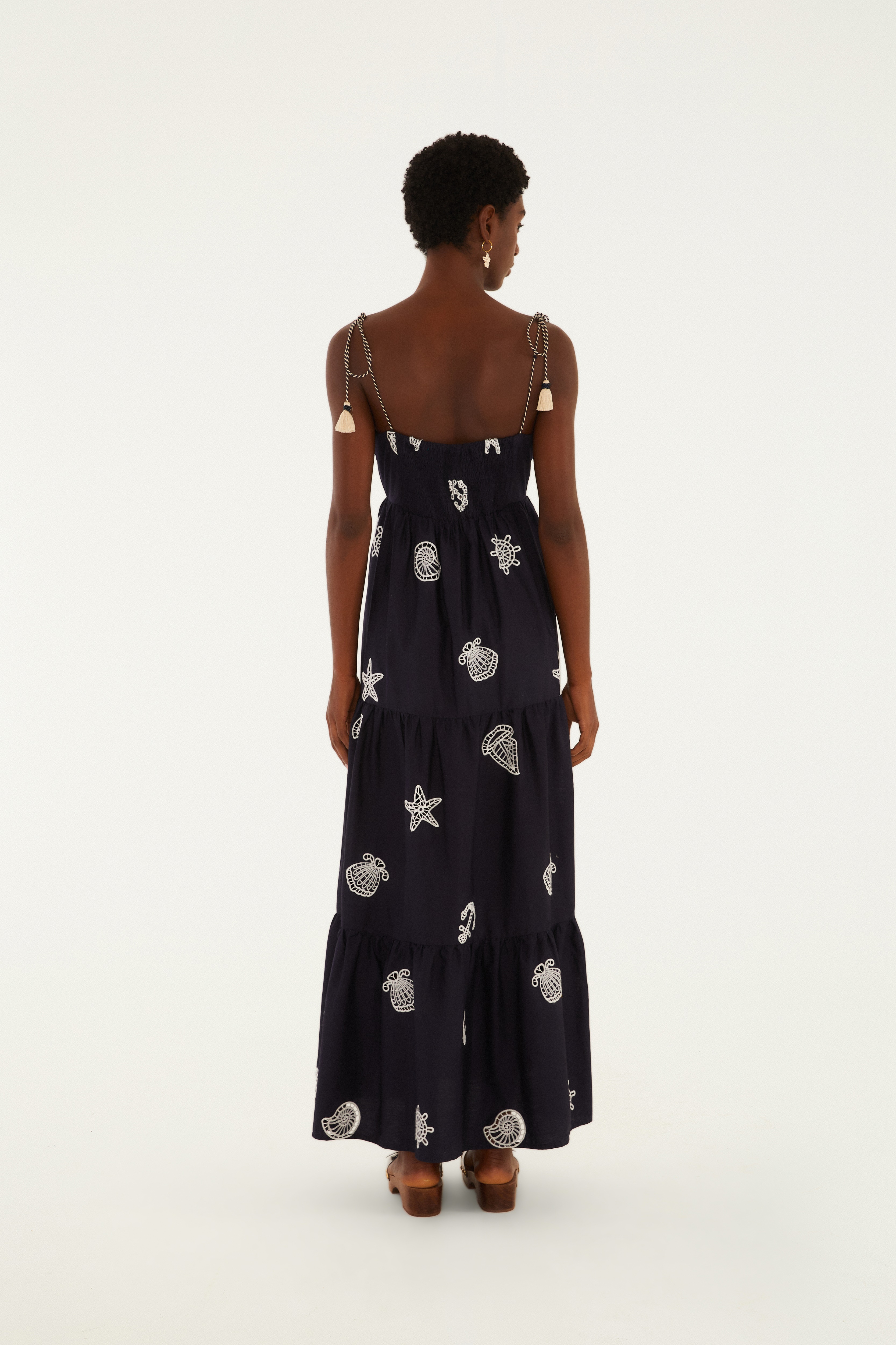 Vestido Richelieu Colagem Navy