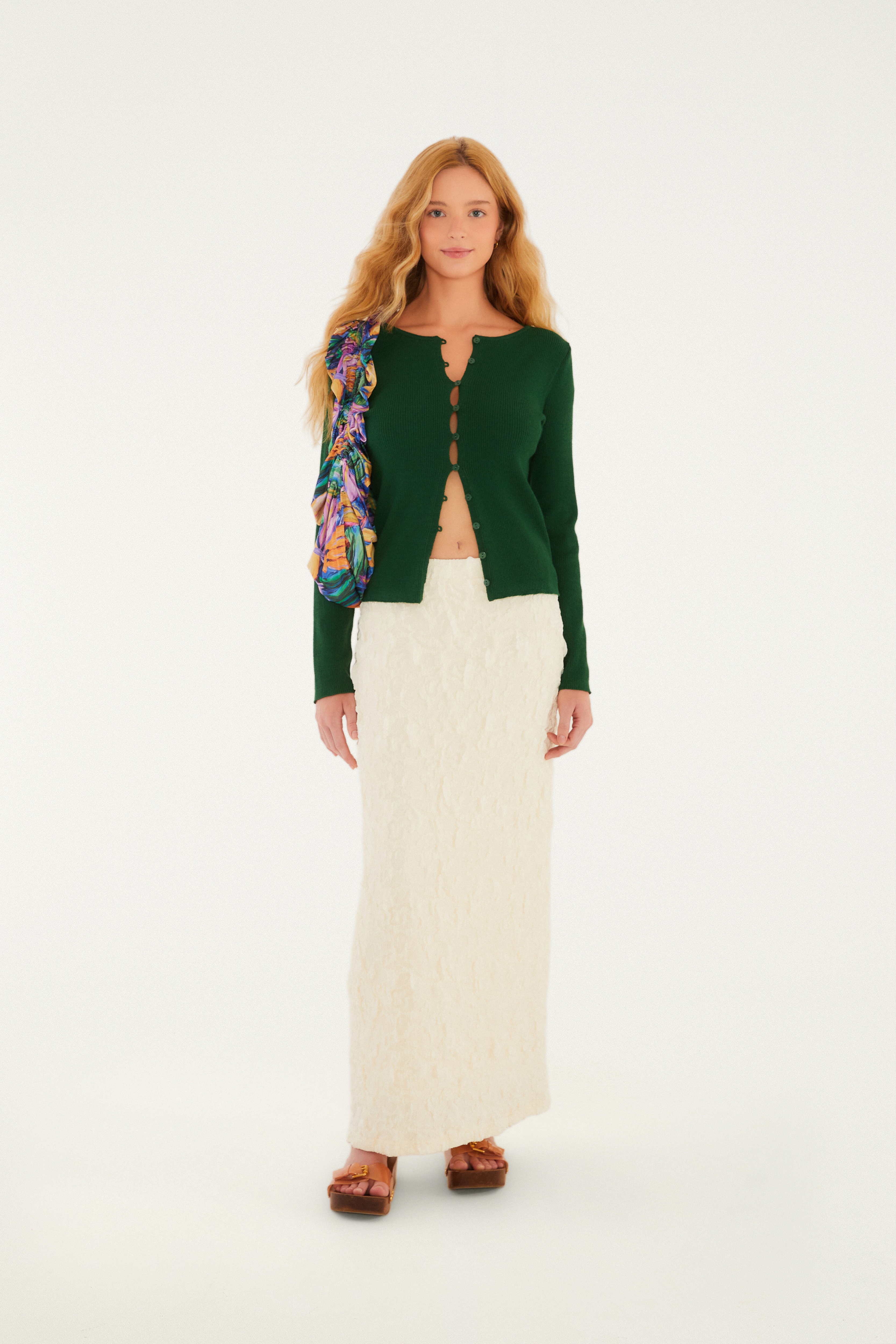 Saia Reta Cropped Textura