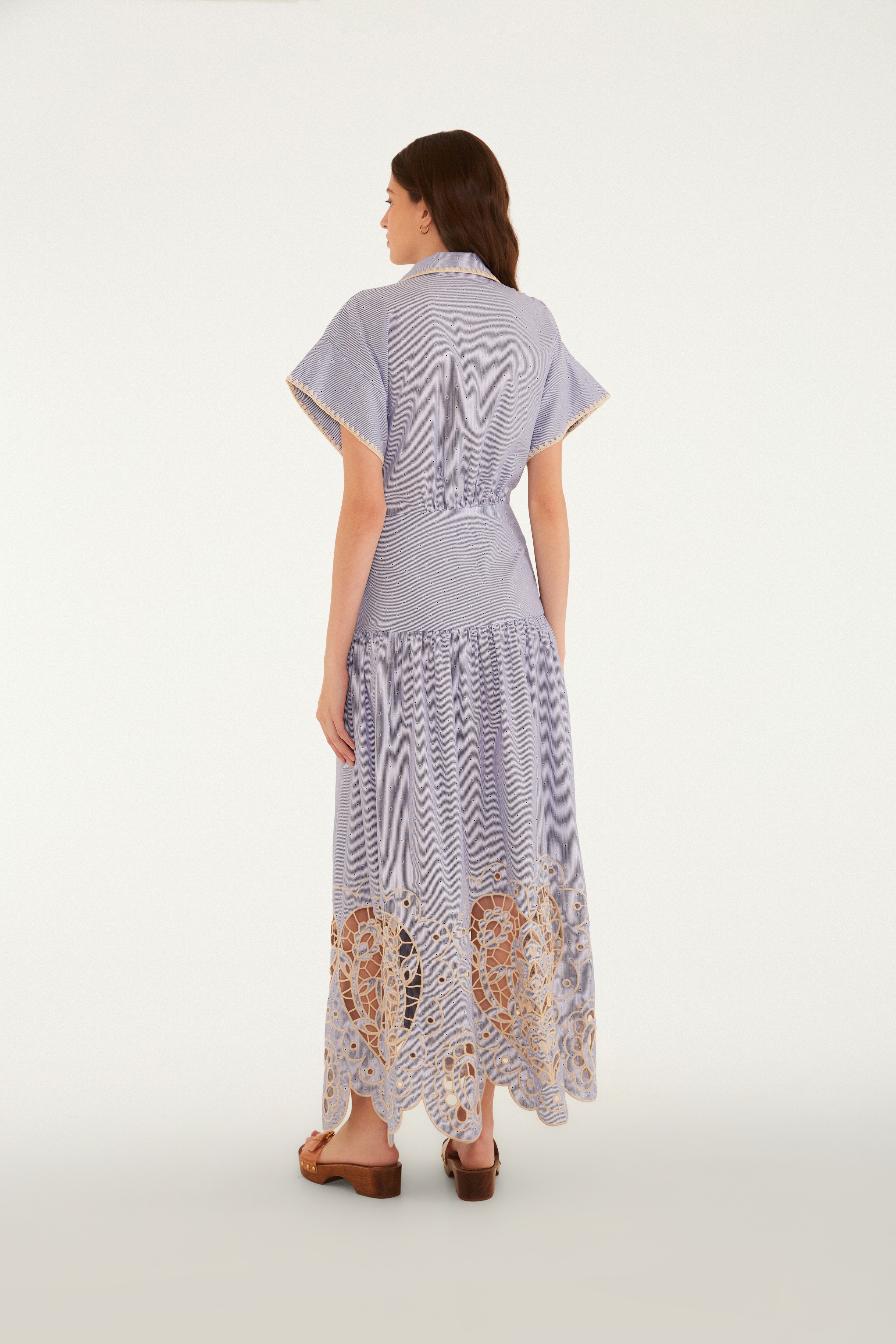 Vestido Artesanal Fio Tinto