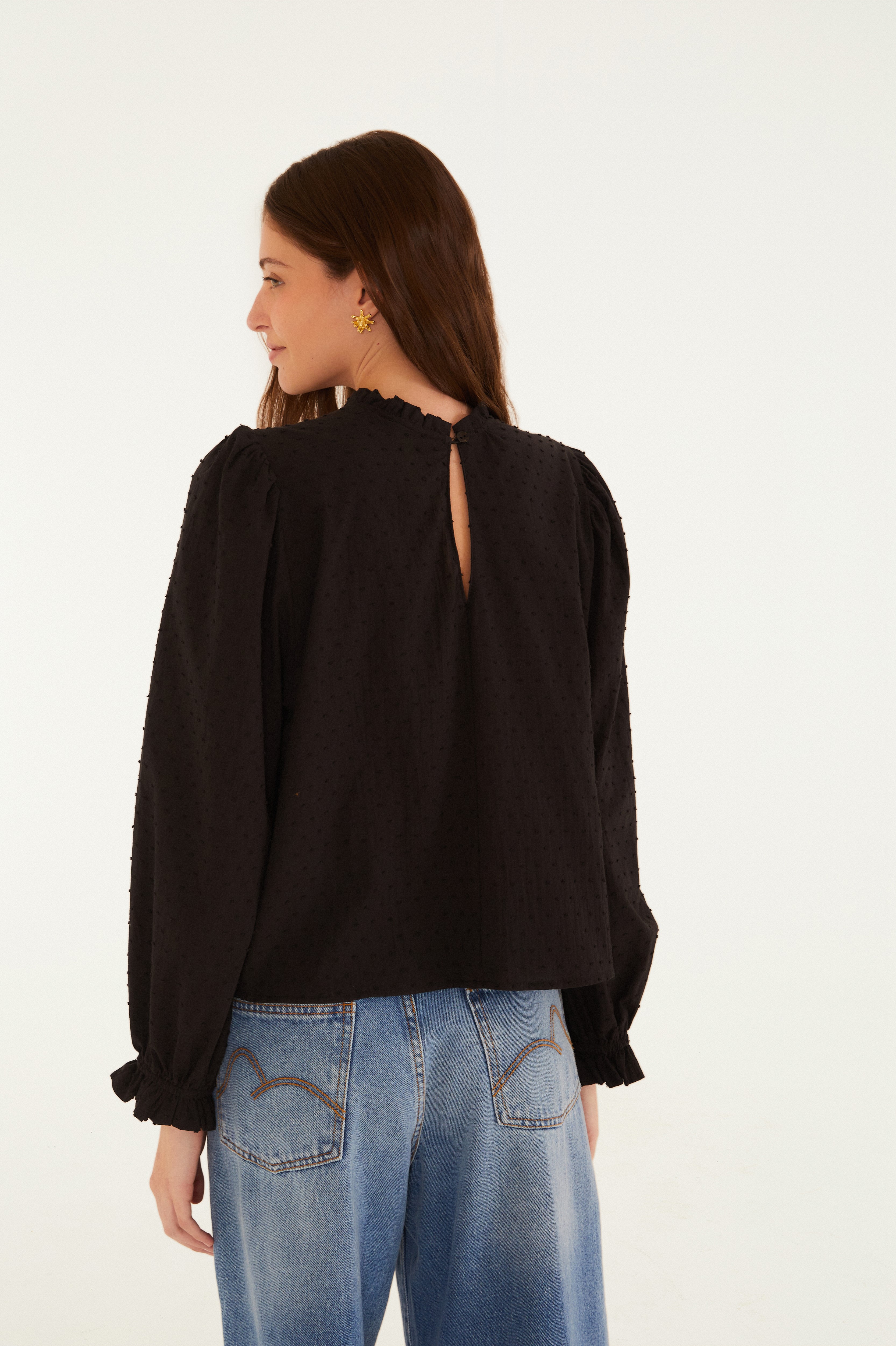 Blusa Artesanal Textura Rendinhas