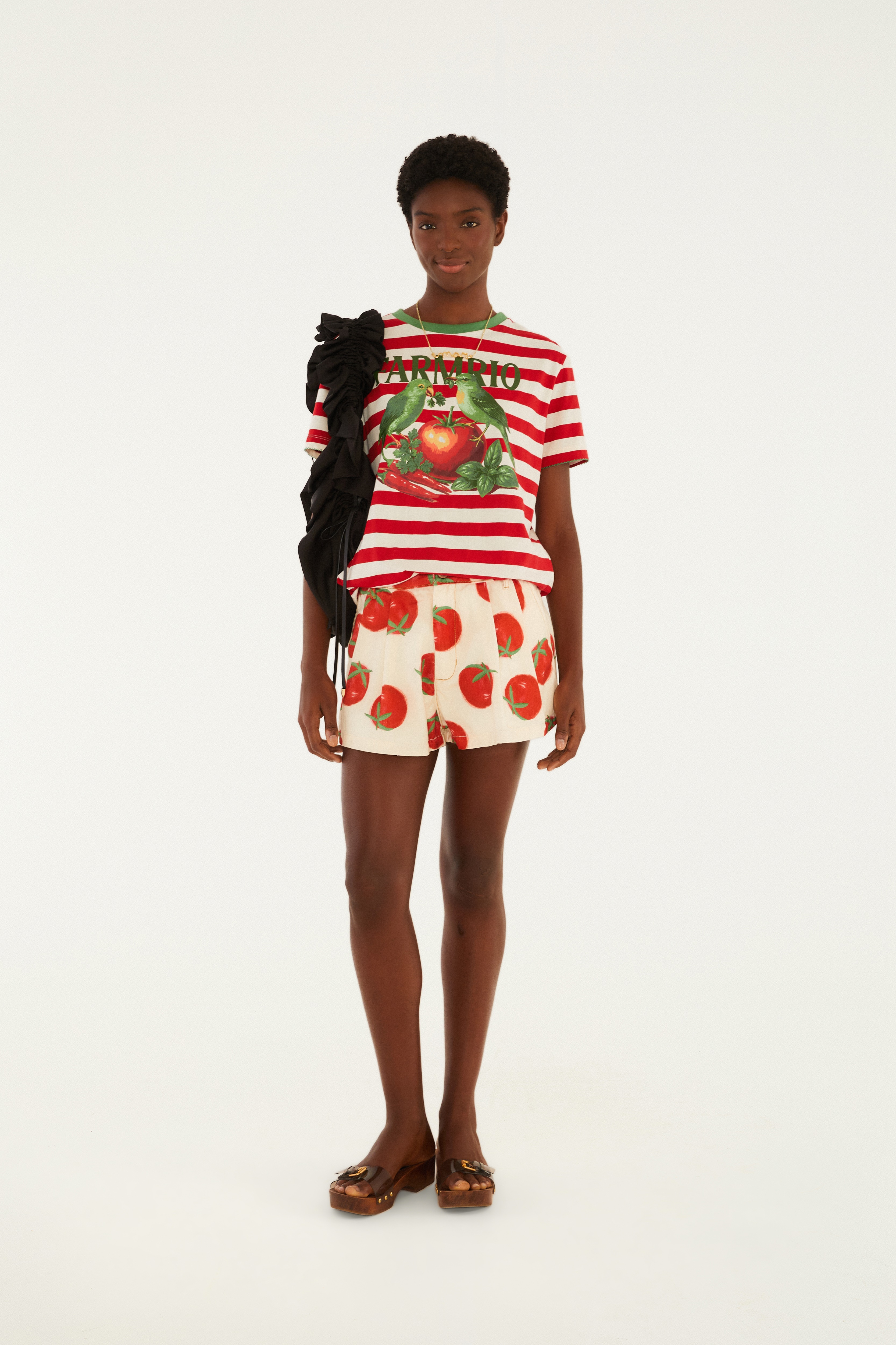 Short Sarja Tomatinhos