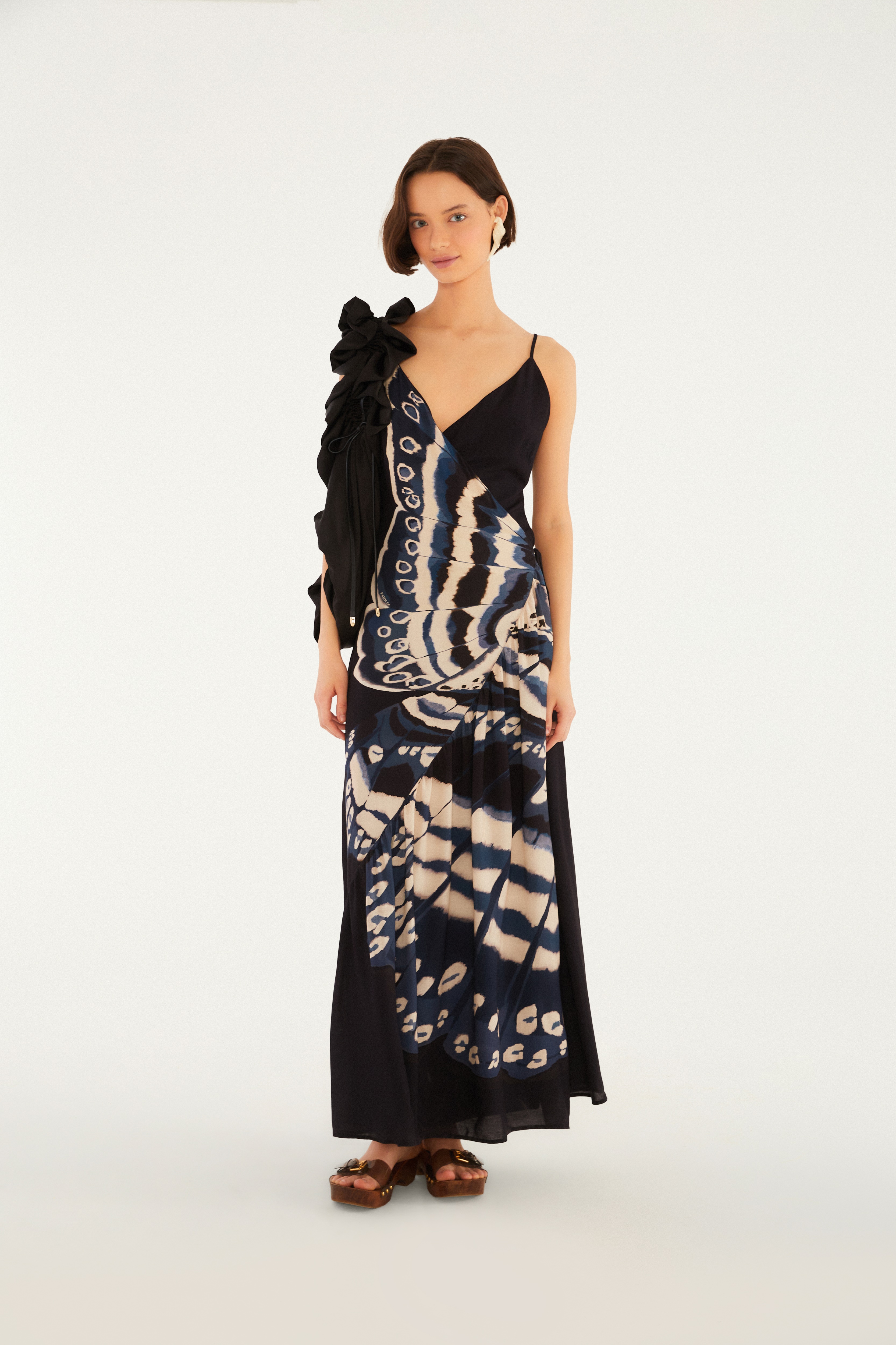 Vestido Longo Estampado Panapana