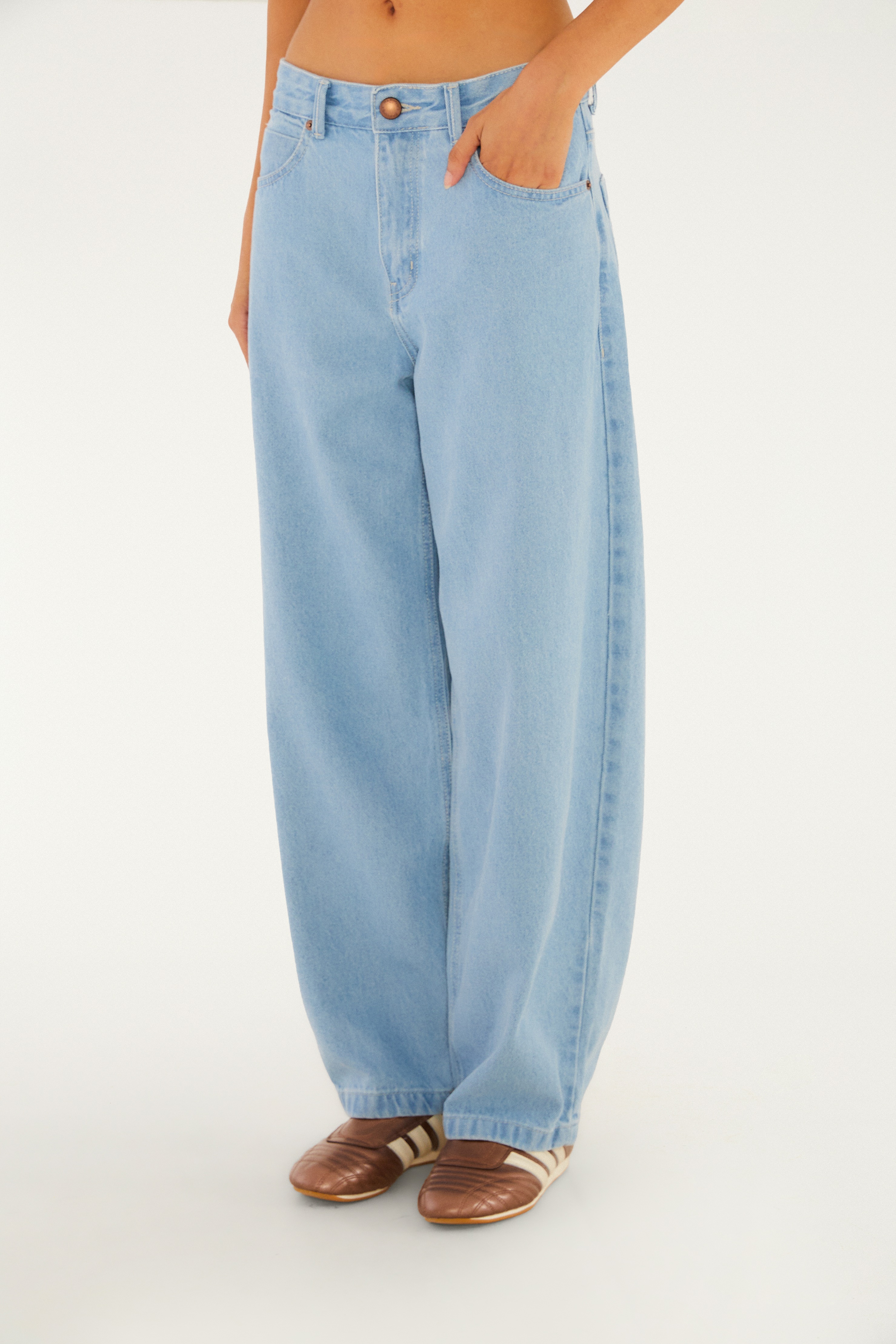 Calça Jeans Cintura Baixa