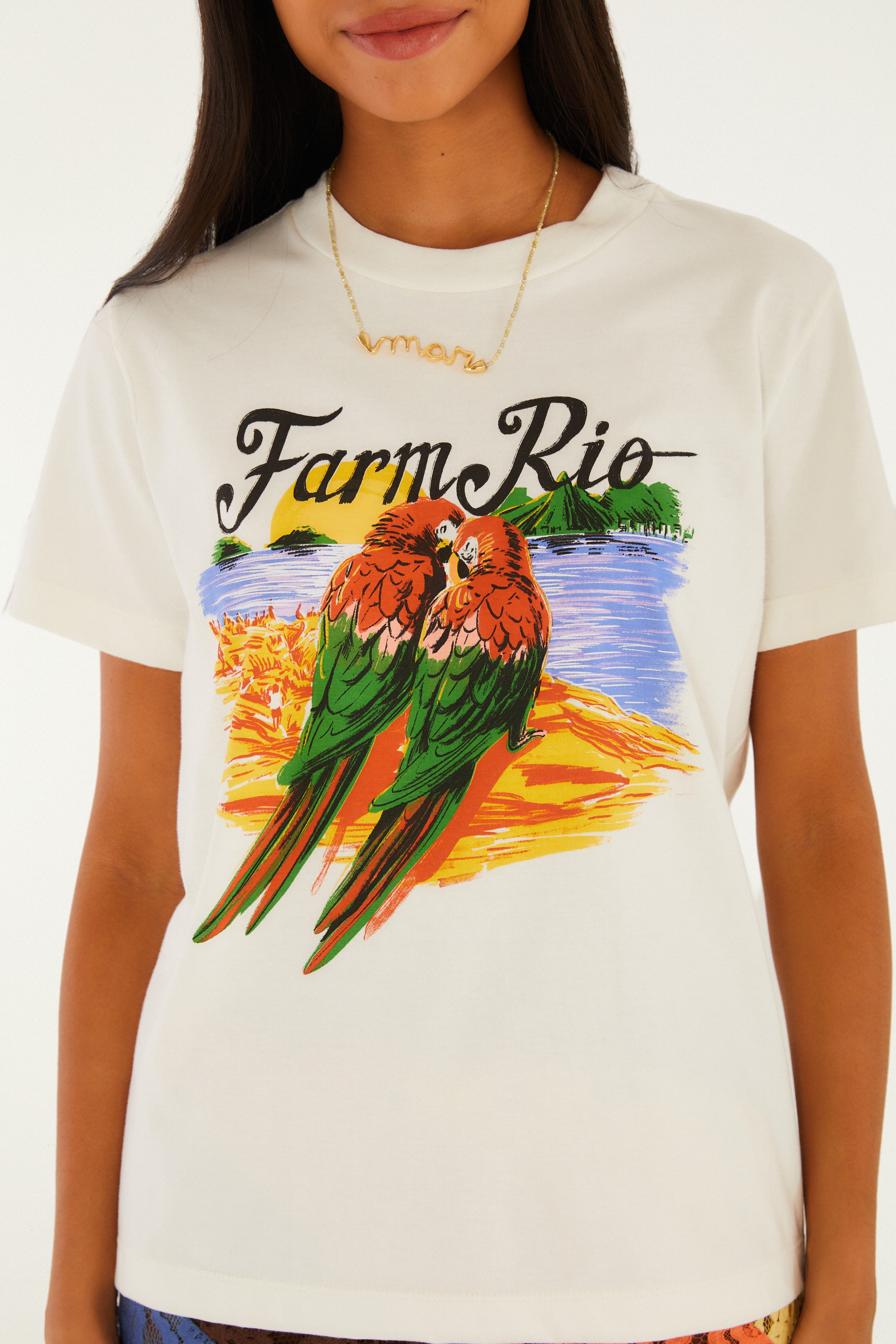 T-Shirt Fit Araras Namorando