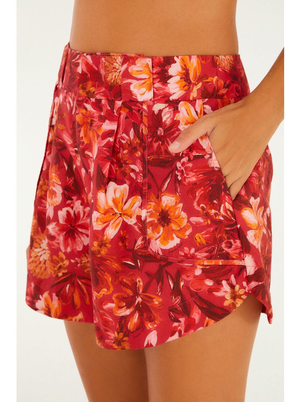Farm — Short Estampado Florabela Rosa