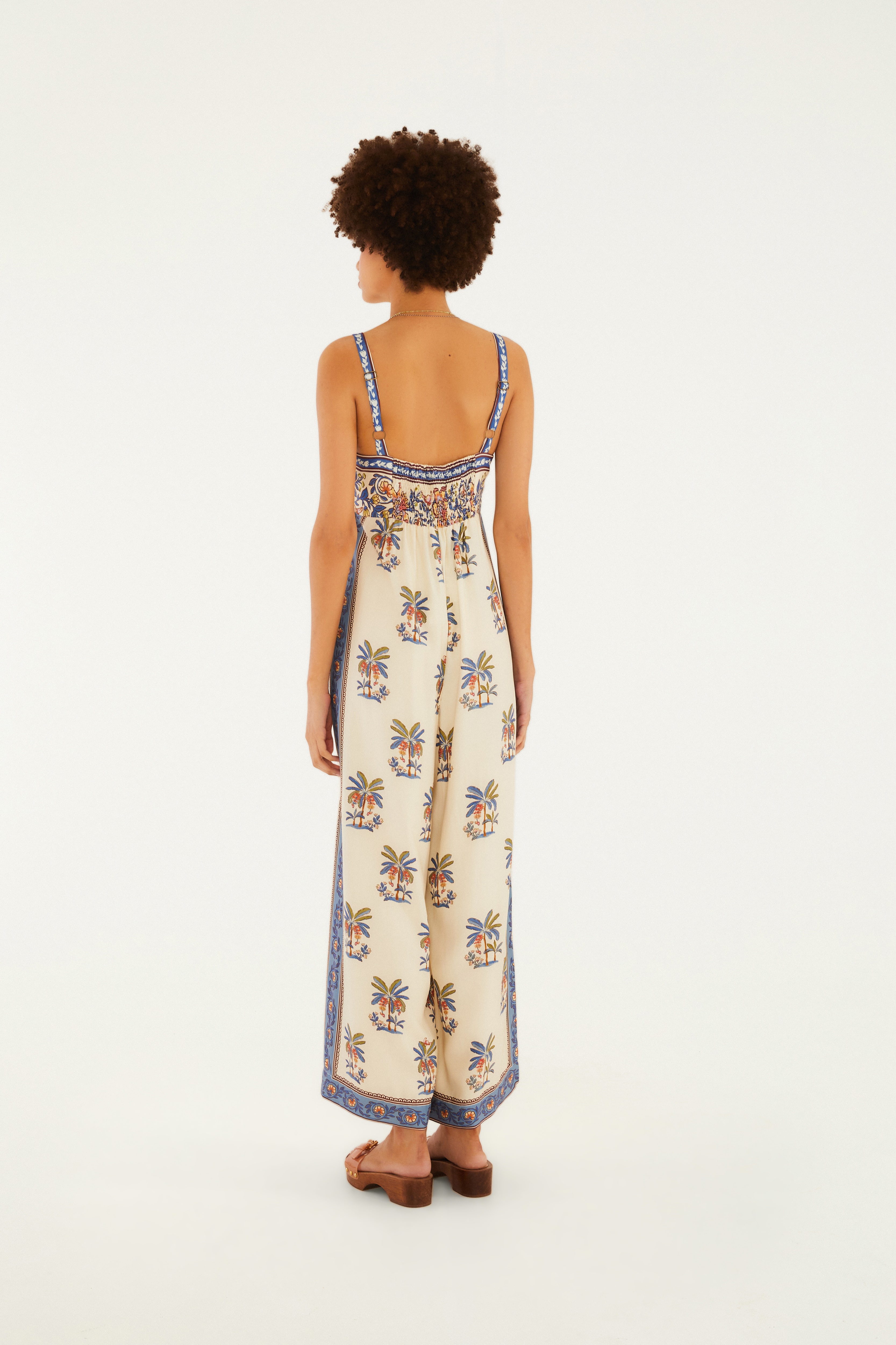 Macacão Pantalona Estampado Luna