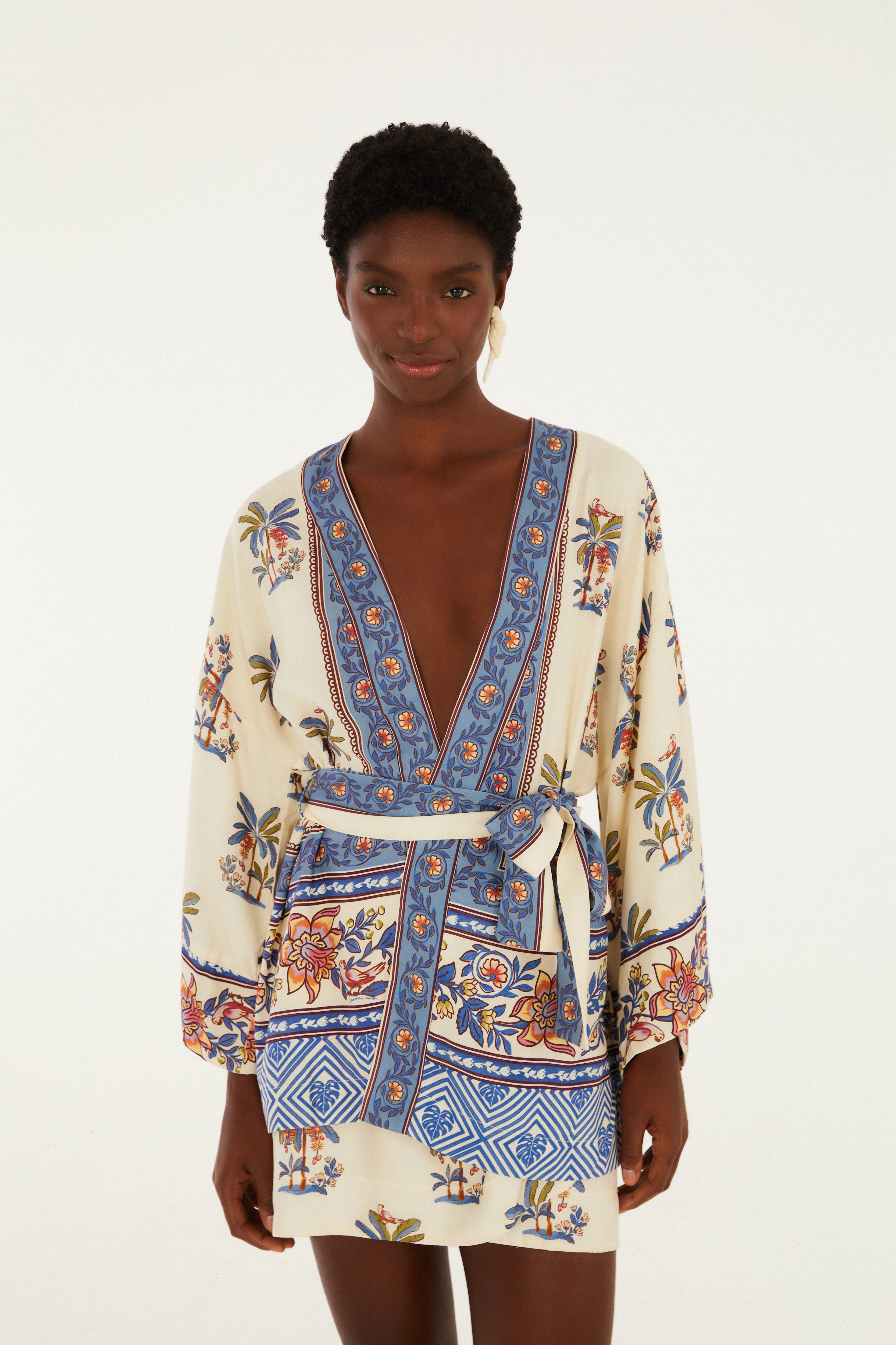 Kimono Estampado Luna