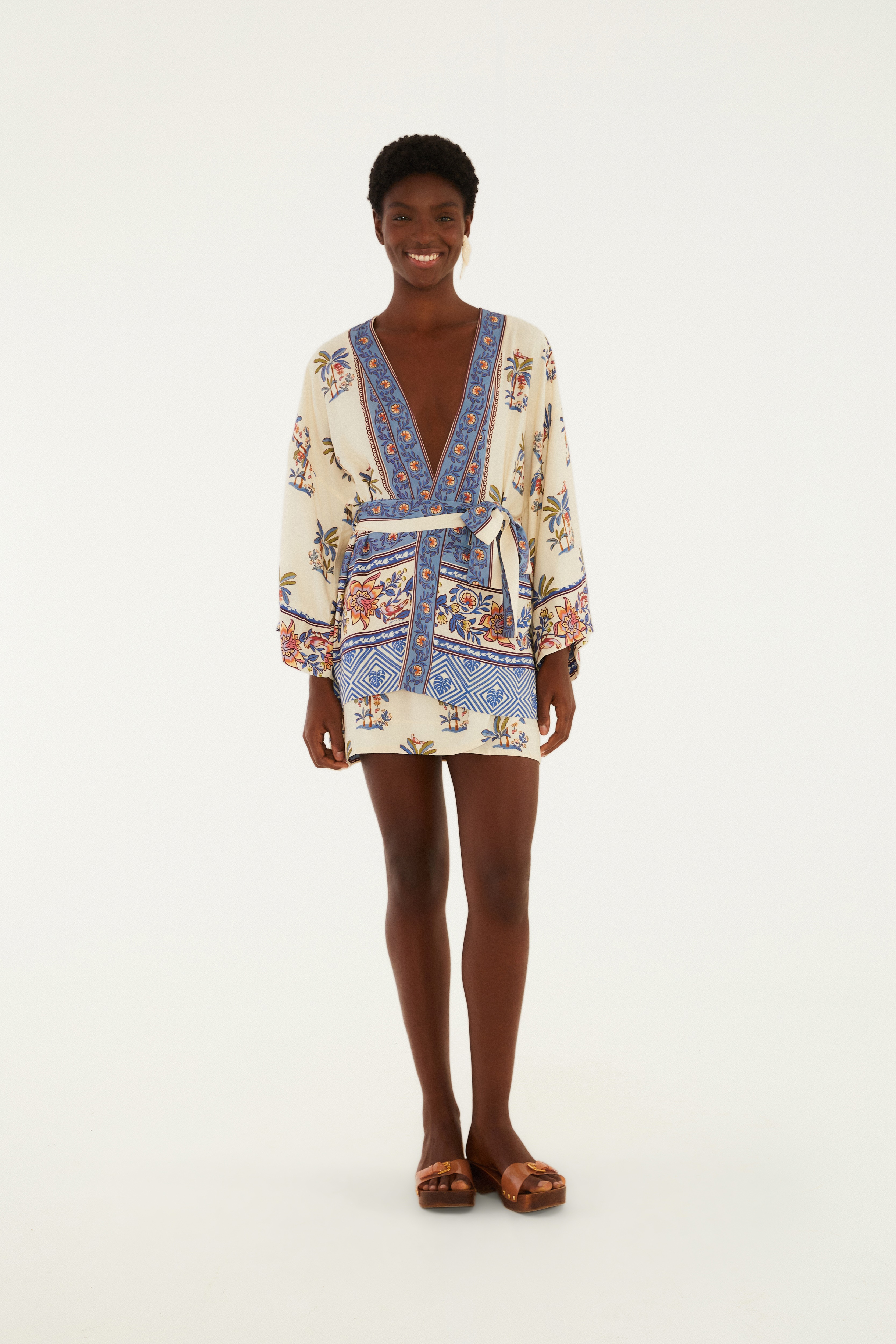 Kimono Estampado Luna
