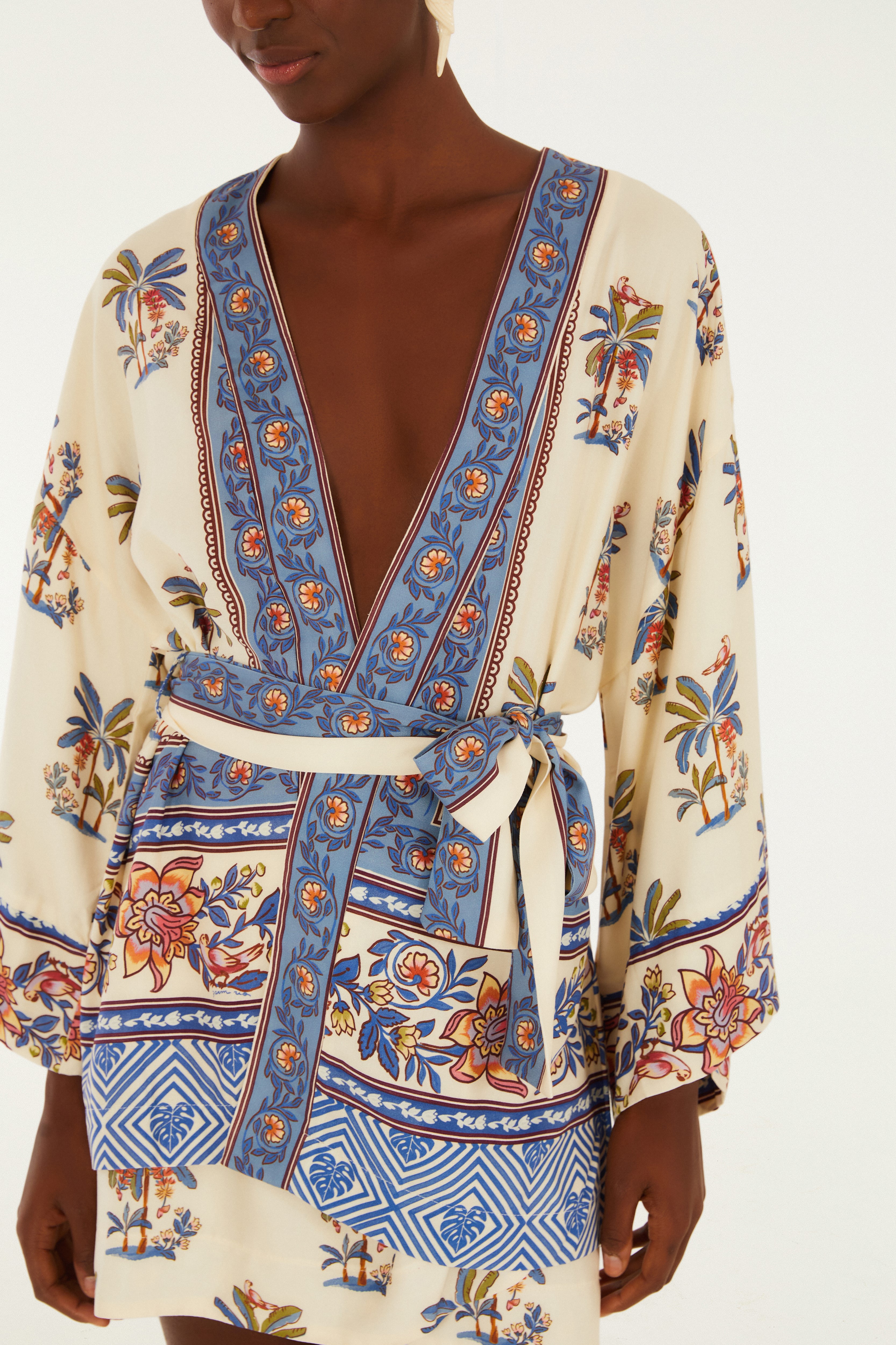 Kimono Estampado Luna