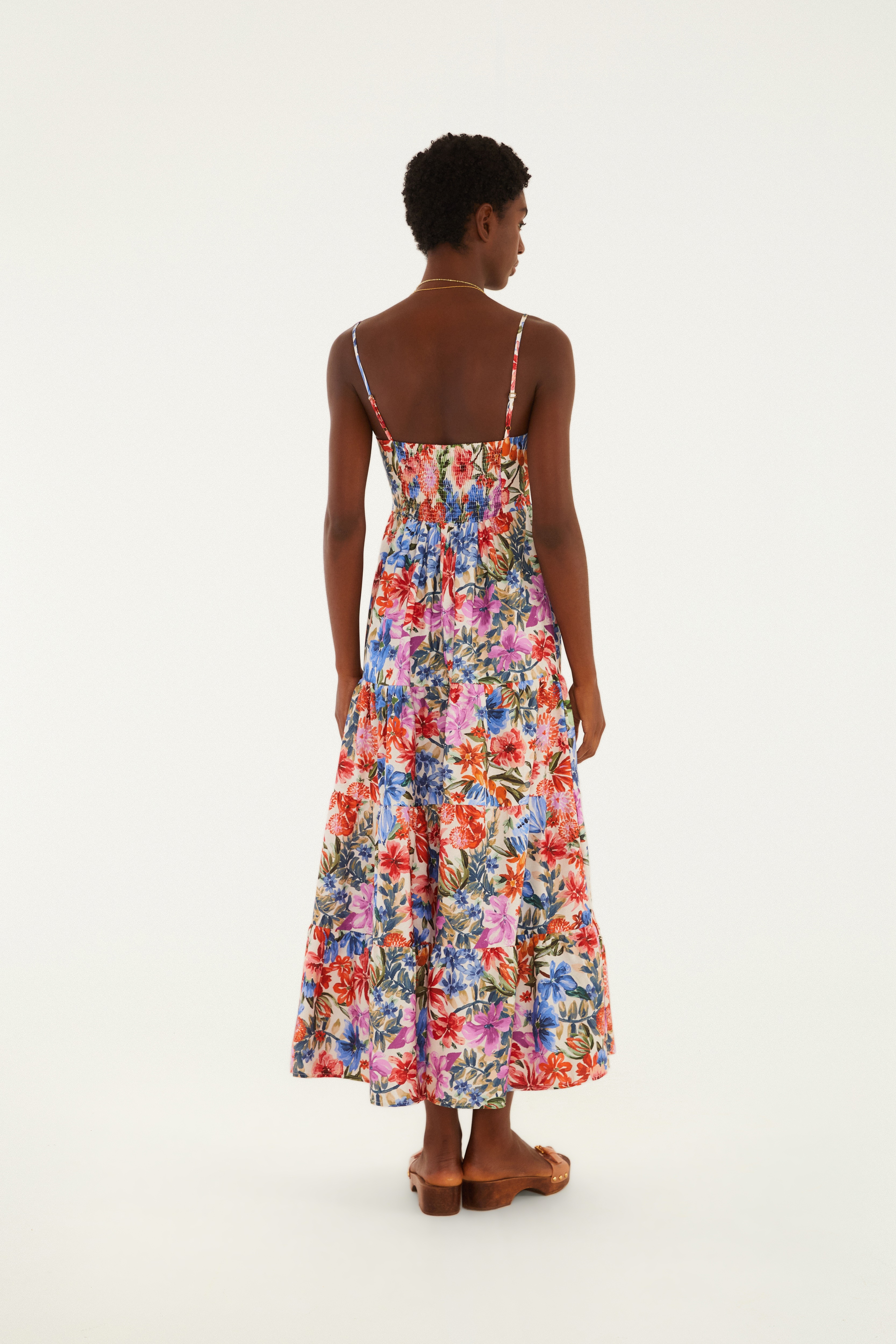Vestido Cropped Estampado Florabela