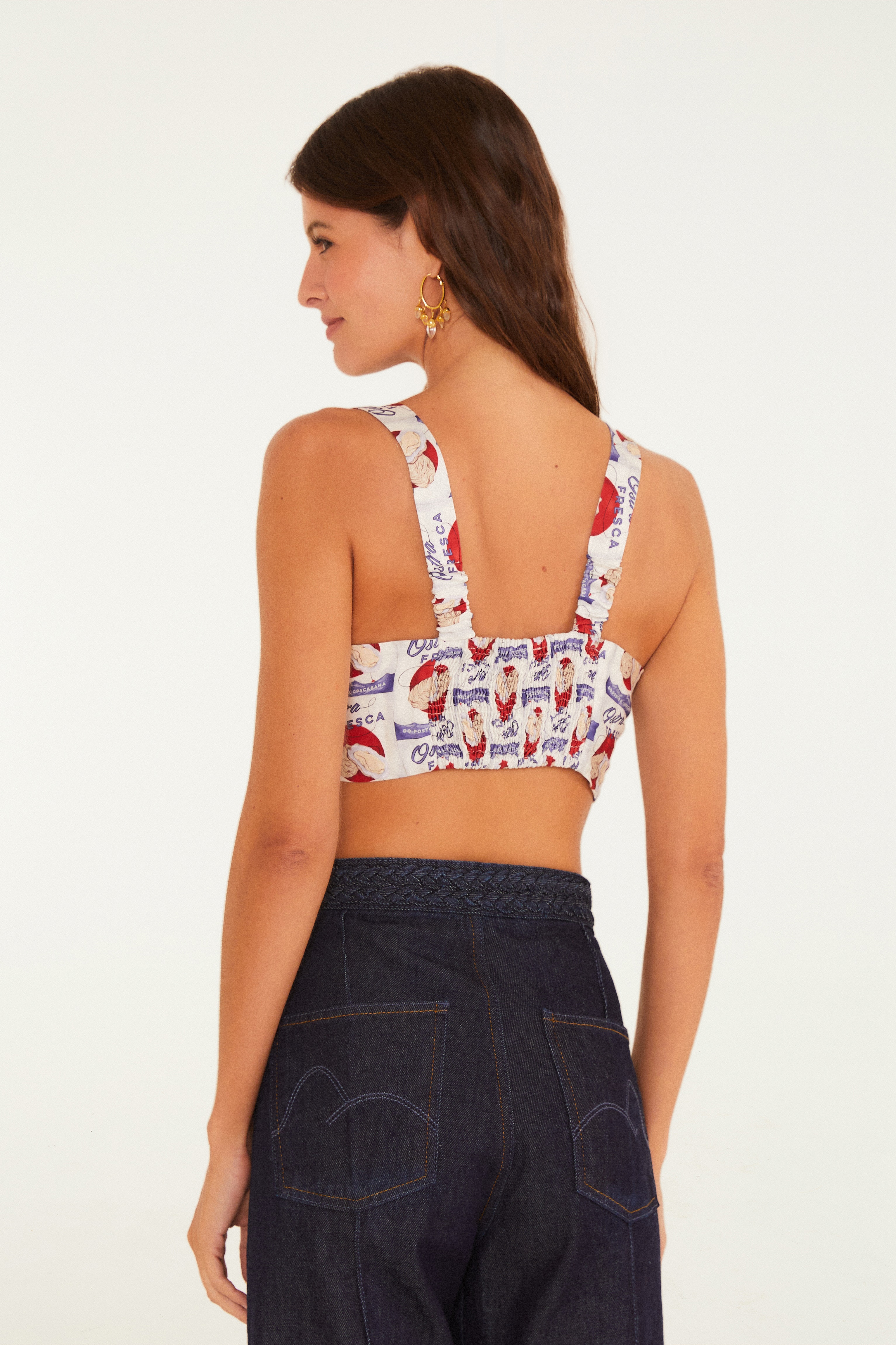 Top Estampado Ostra Fresca