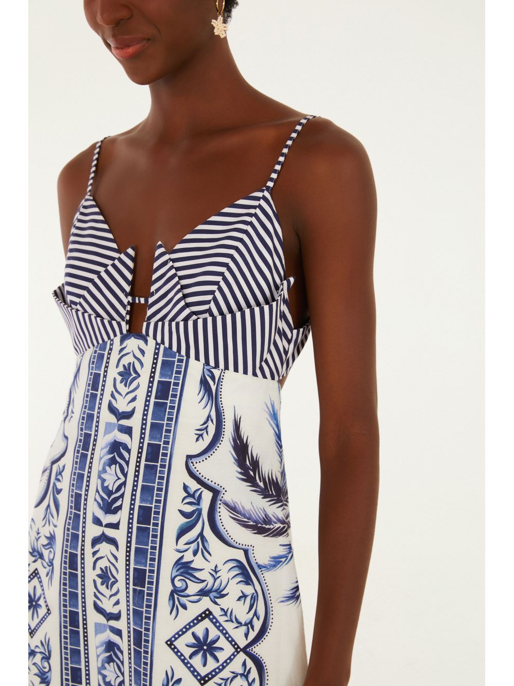 Farm — Vestido Estampado Cidade Maravilha