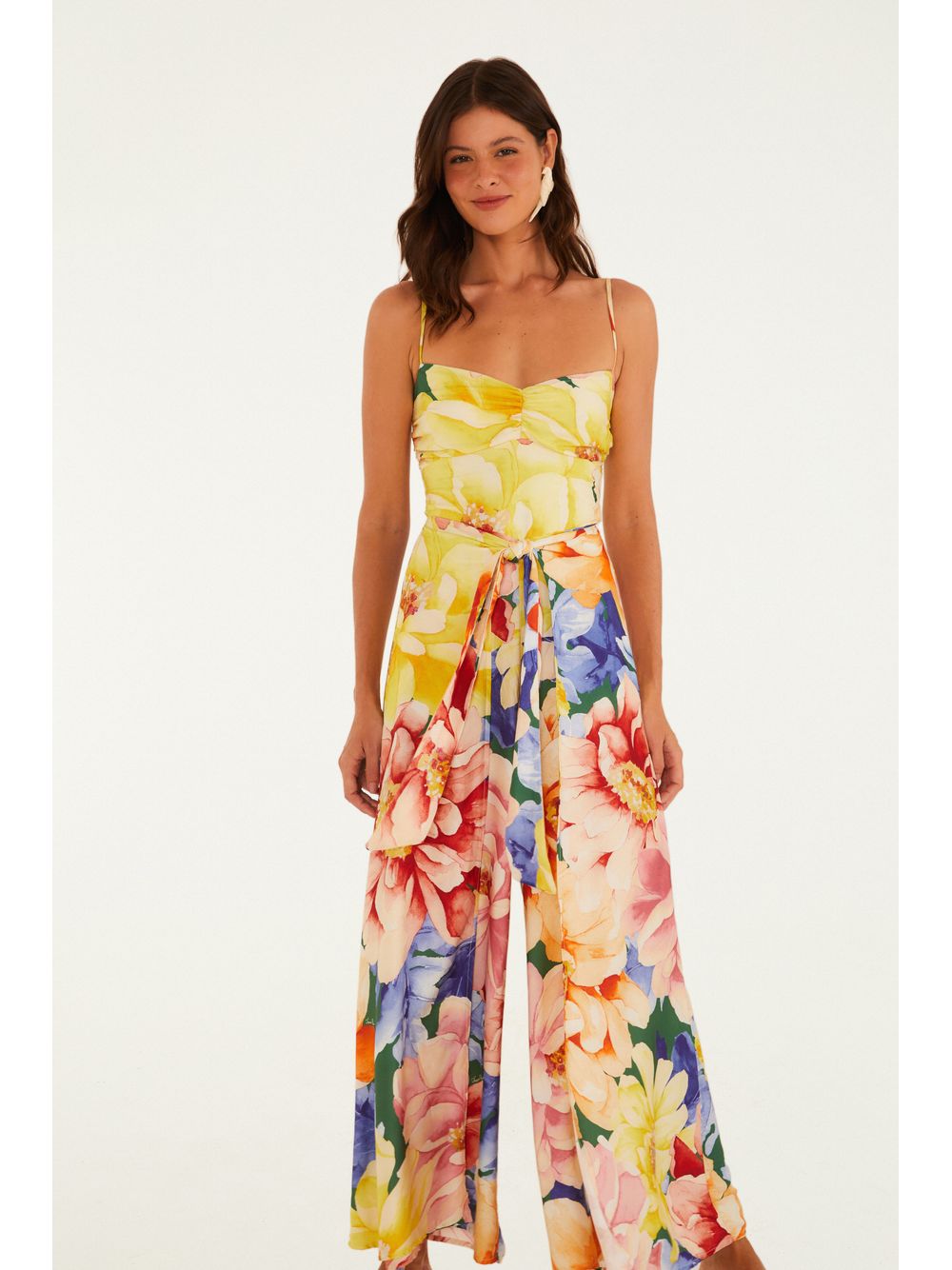 Farm — Macacão Estampado  Floral Doce