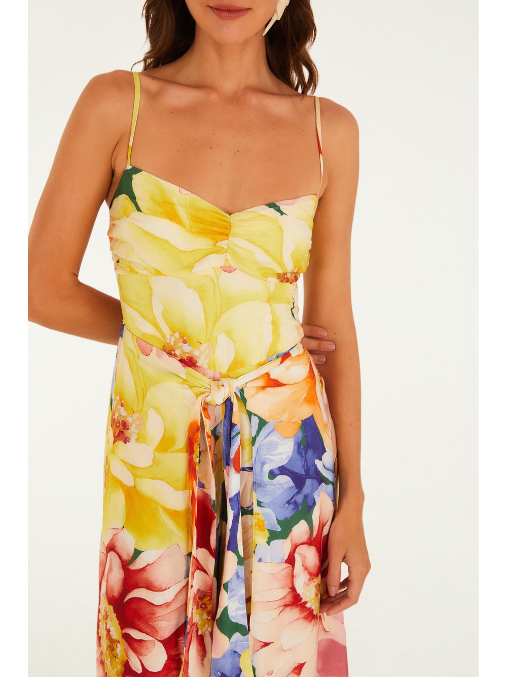 Farm — Macacão Estampado  Floral Doce