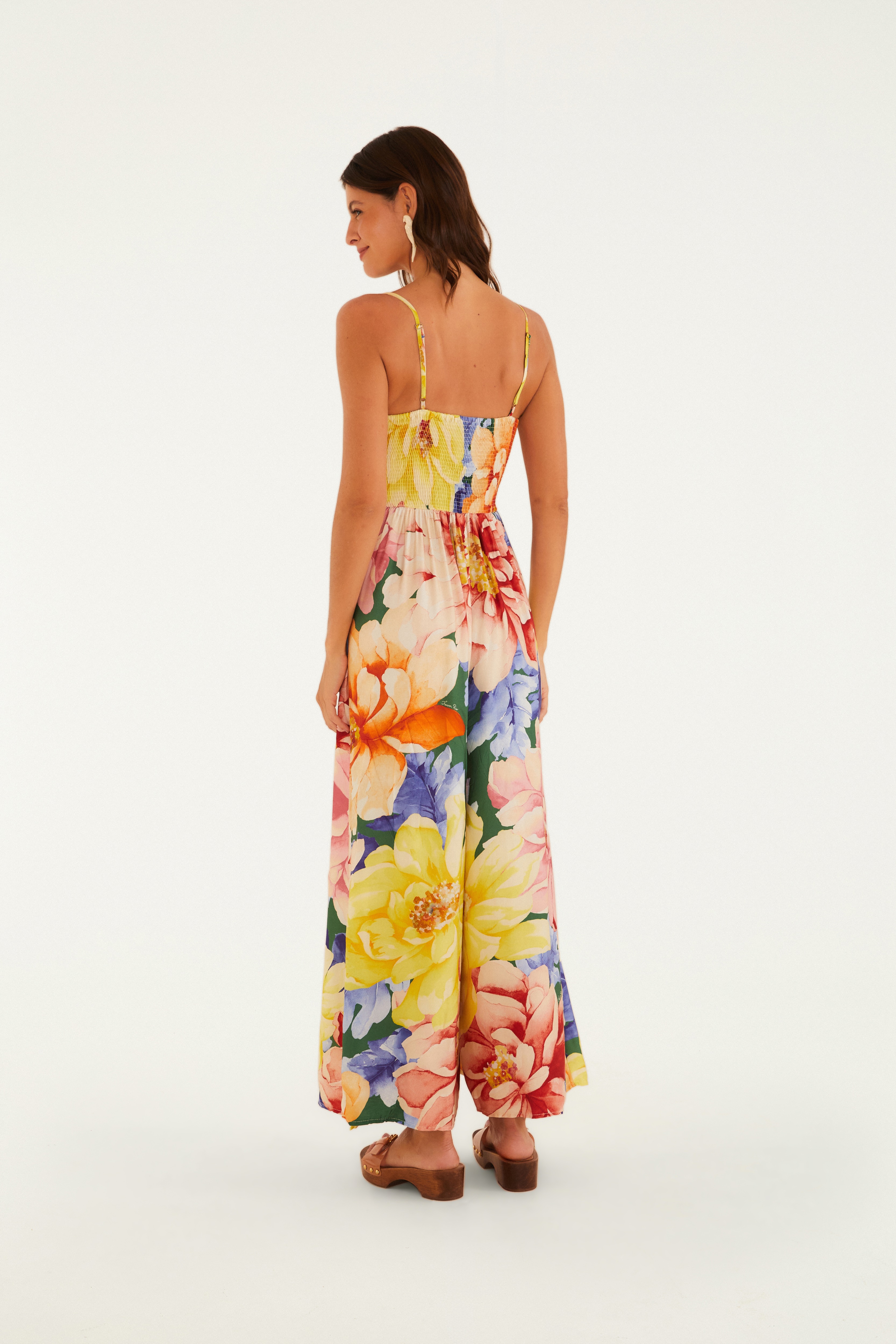 Macacão Estampado  Floral Doce