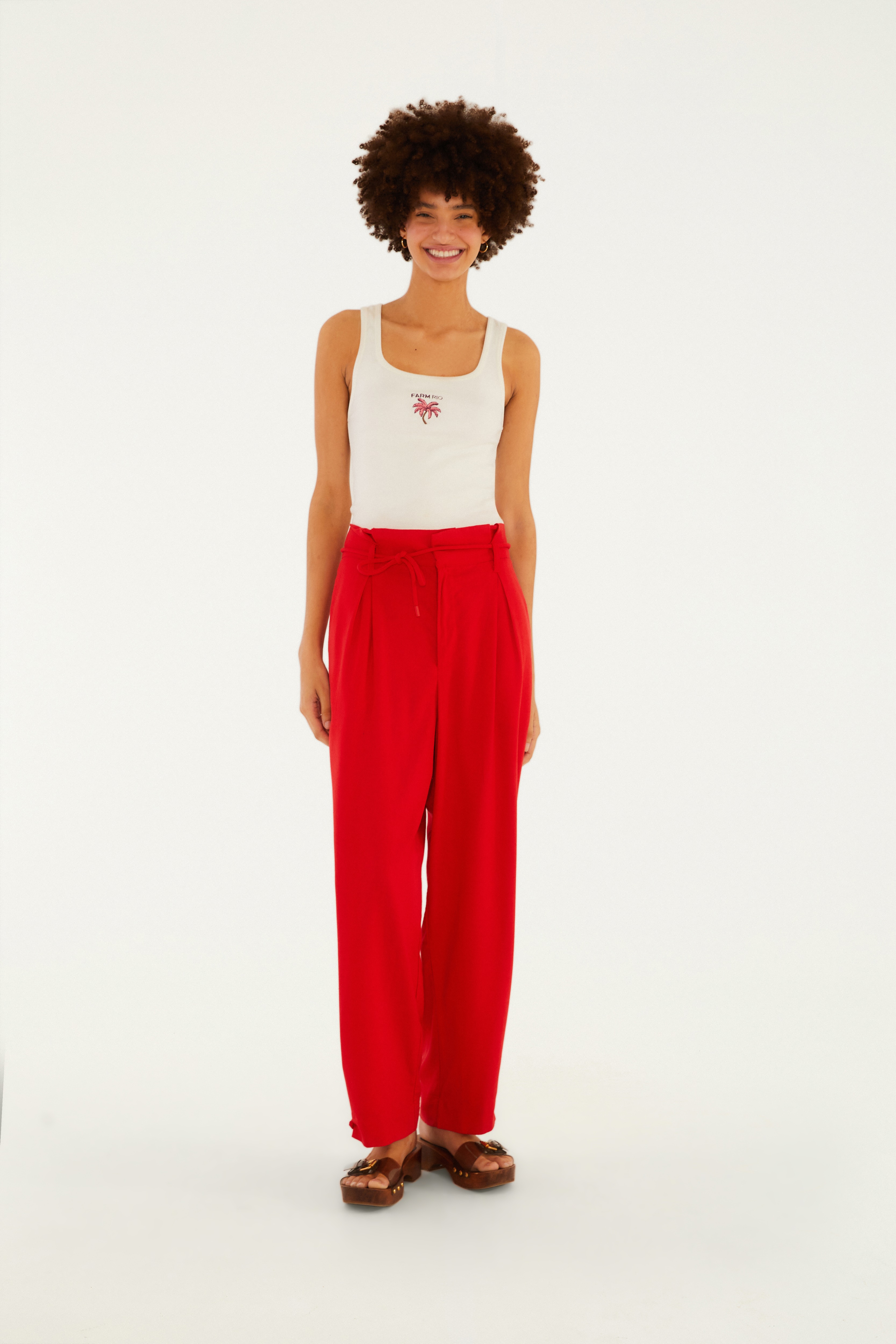 Calça Clochard Linho