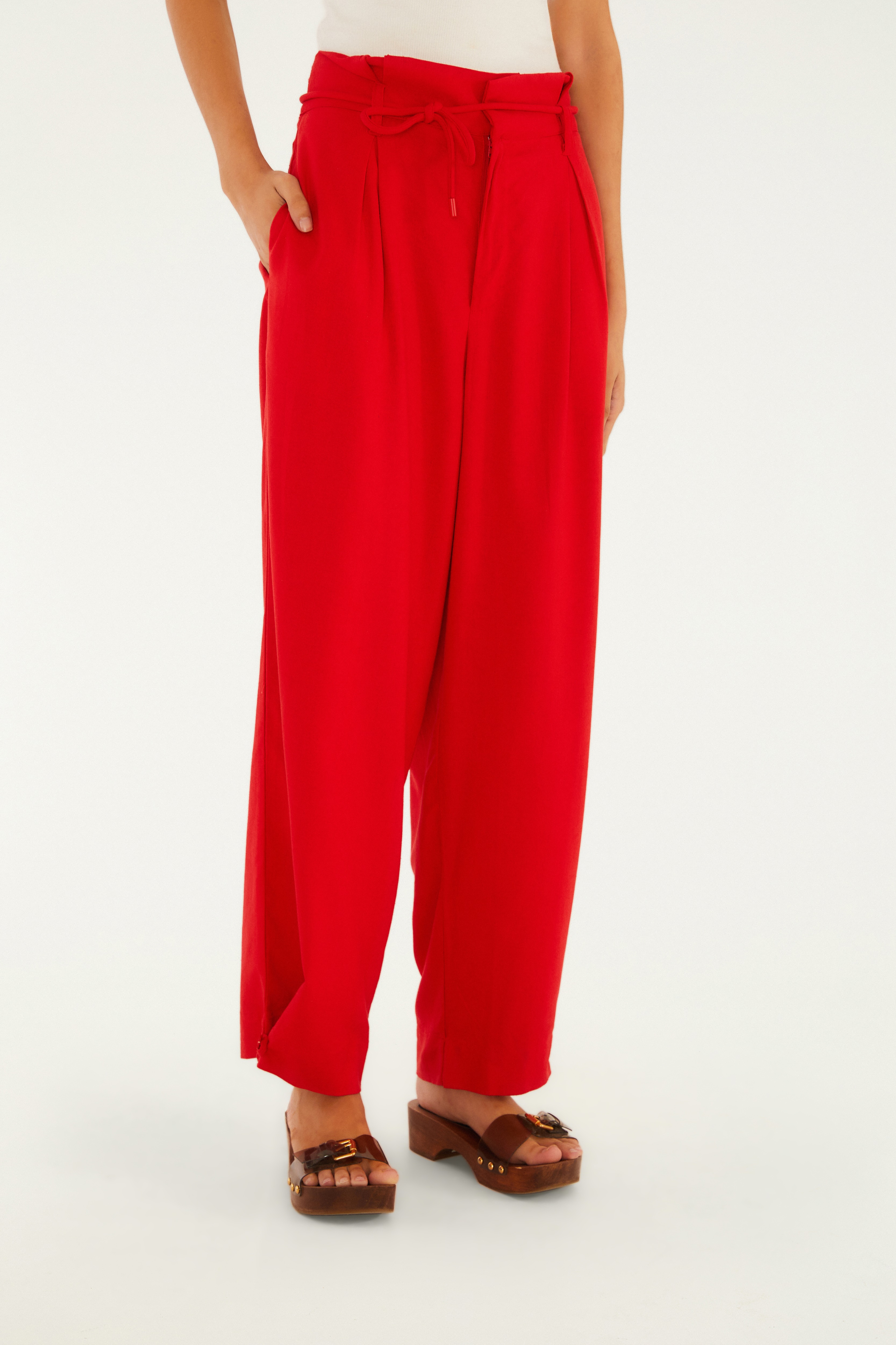 Calça Clochard Linho