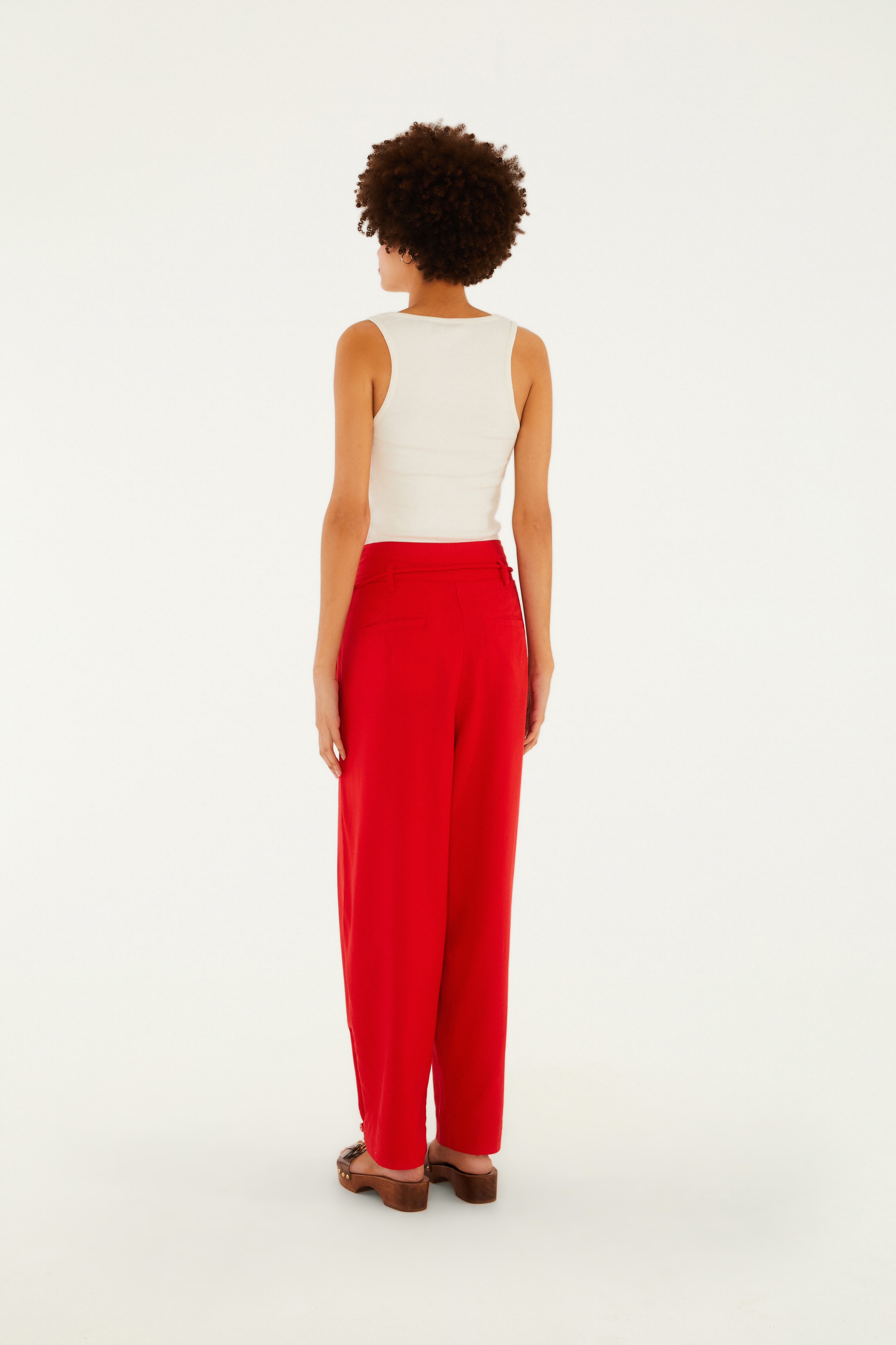 Calça Clochard Linho