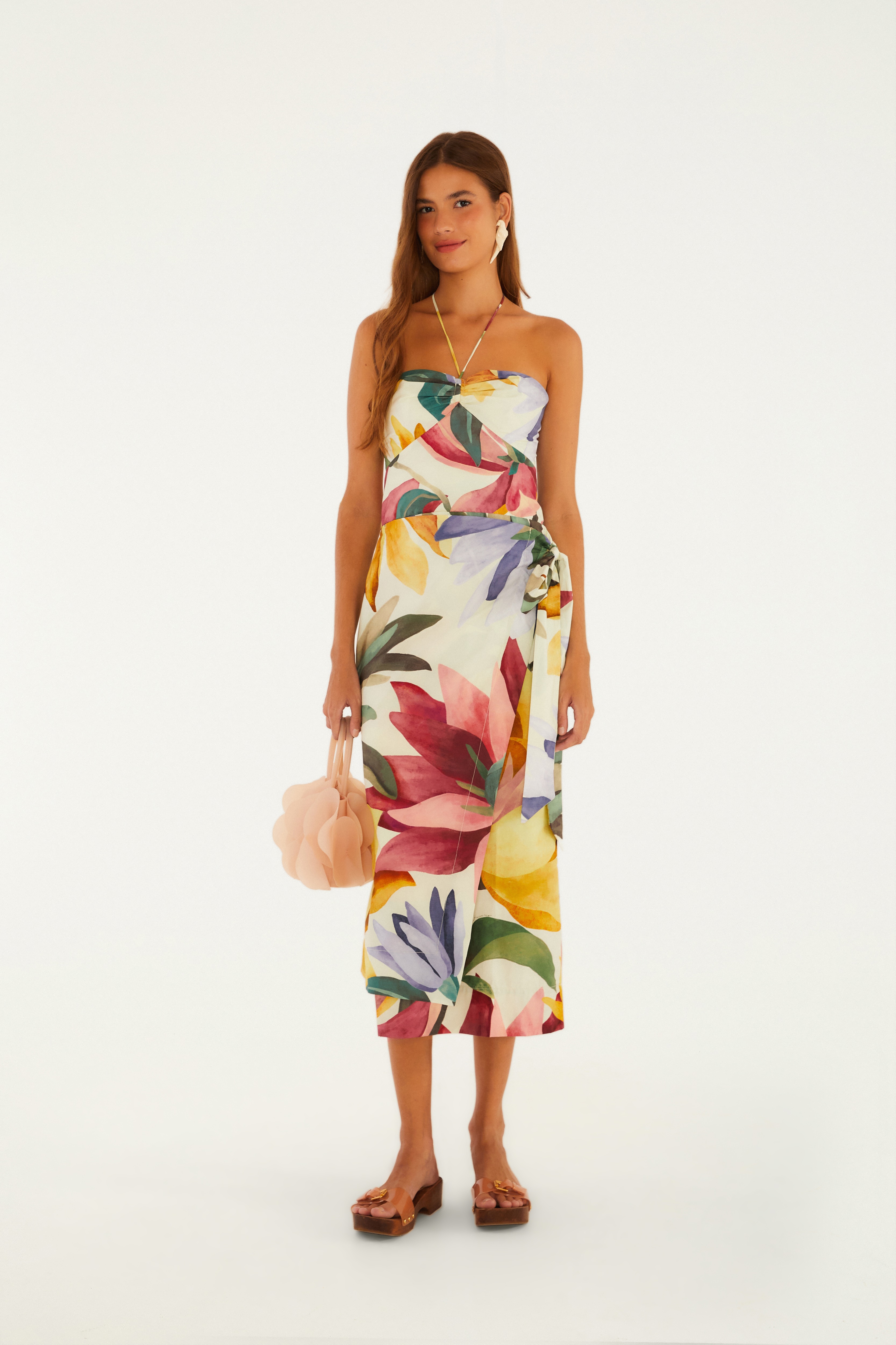 Vestido Estampado Chita Pintada