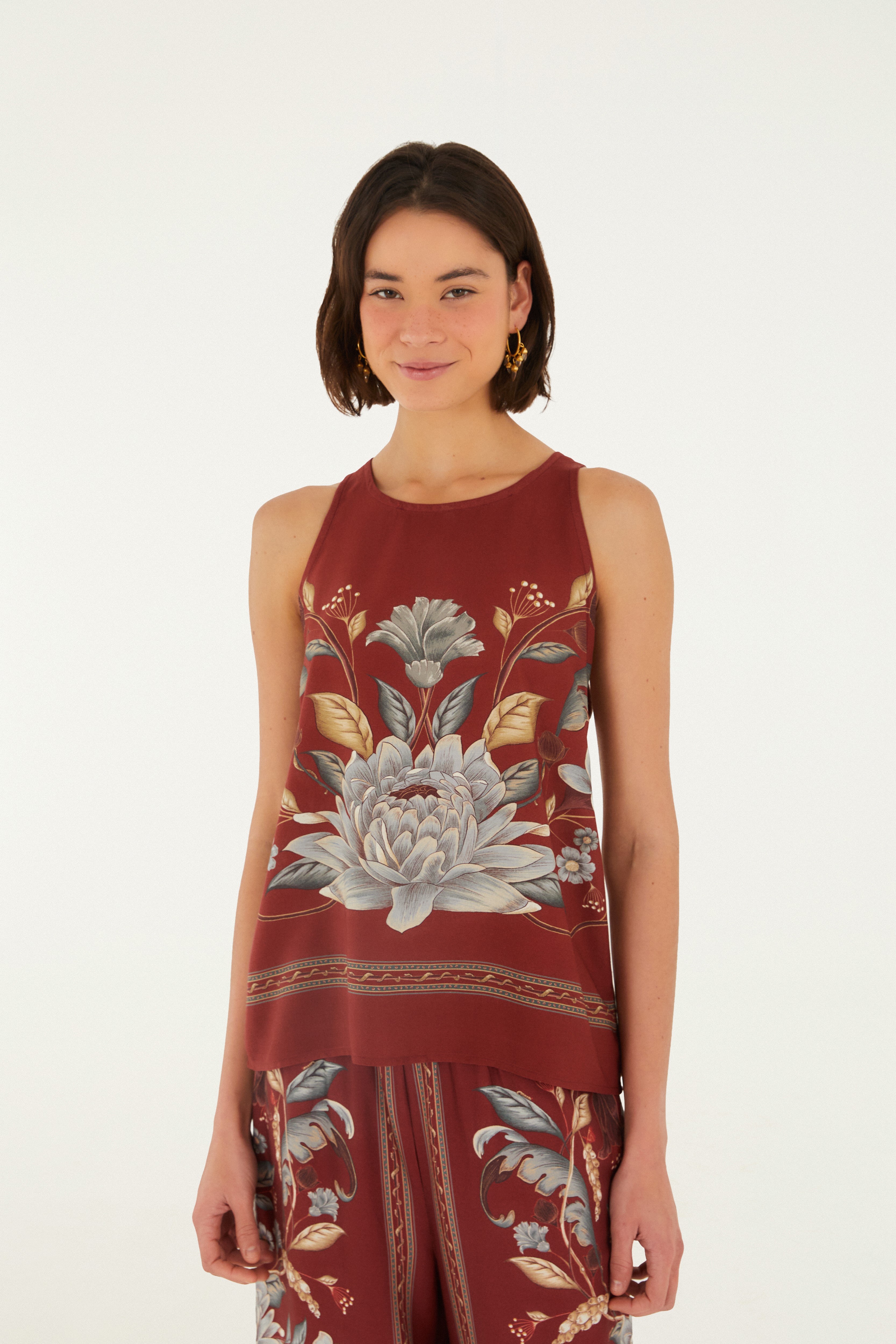 Regata Estampada Retrópico