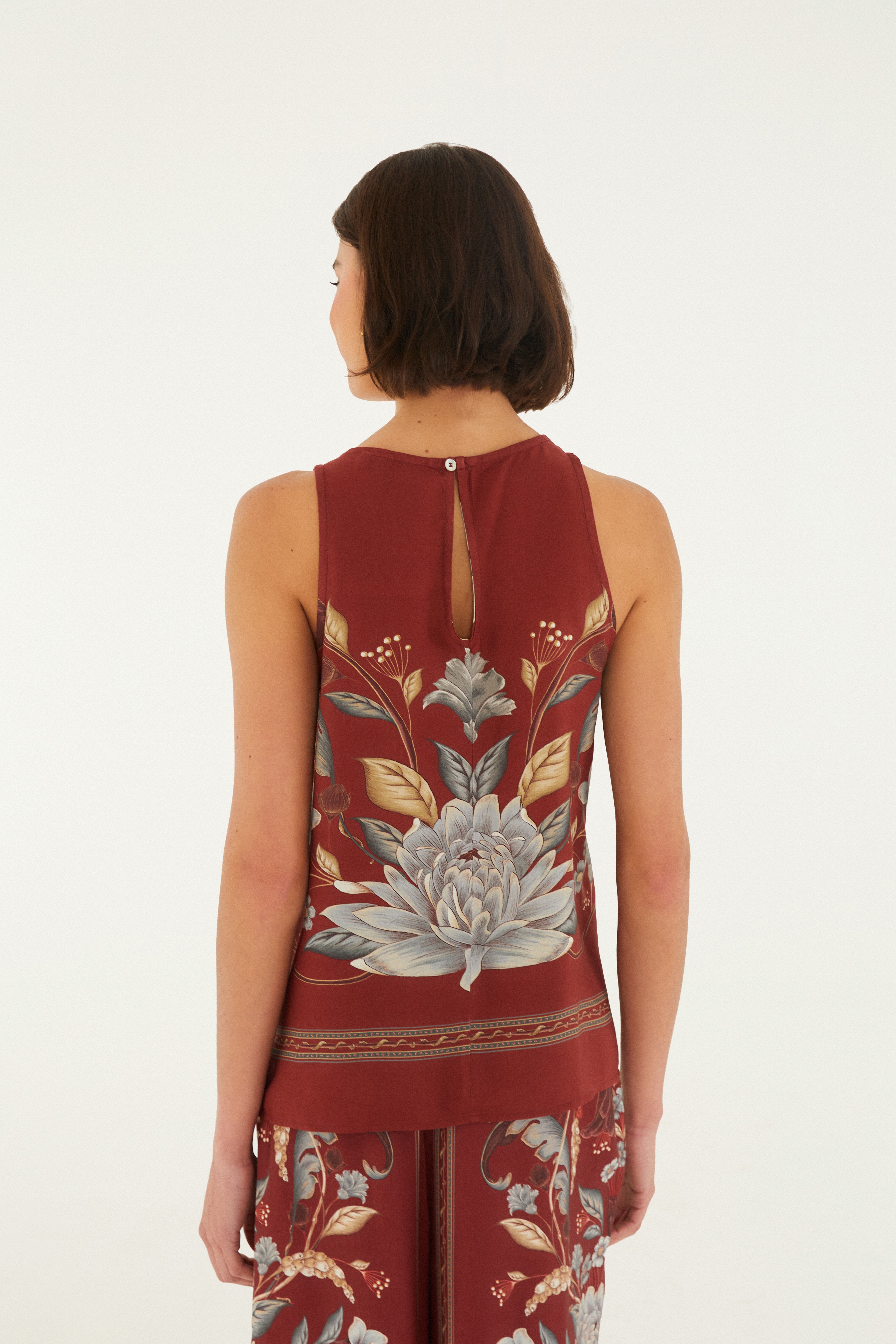 Regata Estampada Retrópico