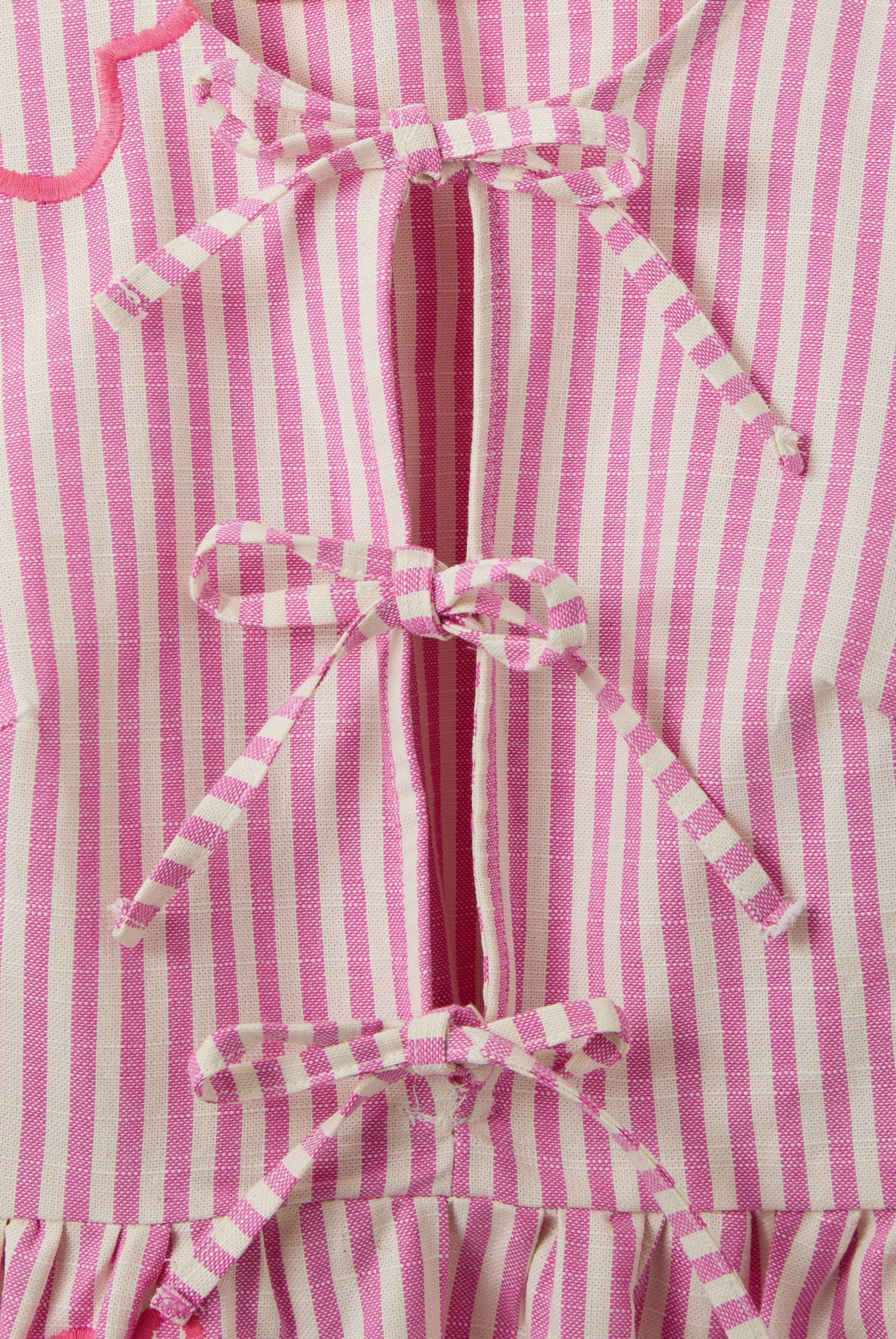 Blusa Fio Tinto Listrado Rosa