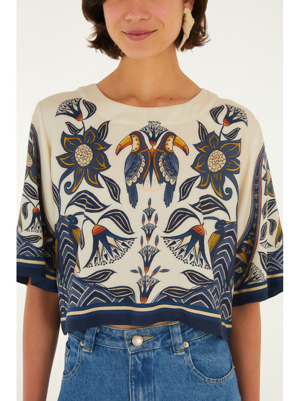 Farm — T-Shirt Lenço Riviera