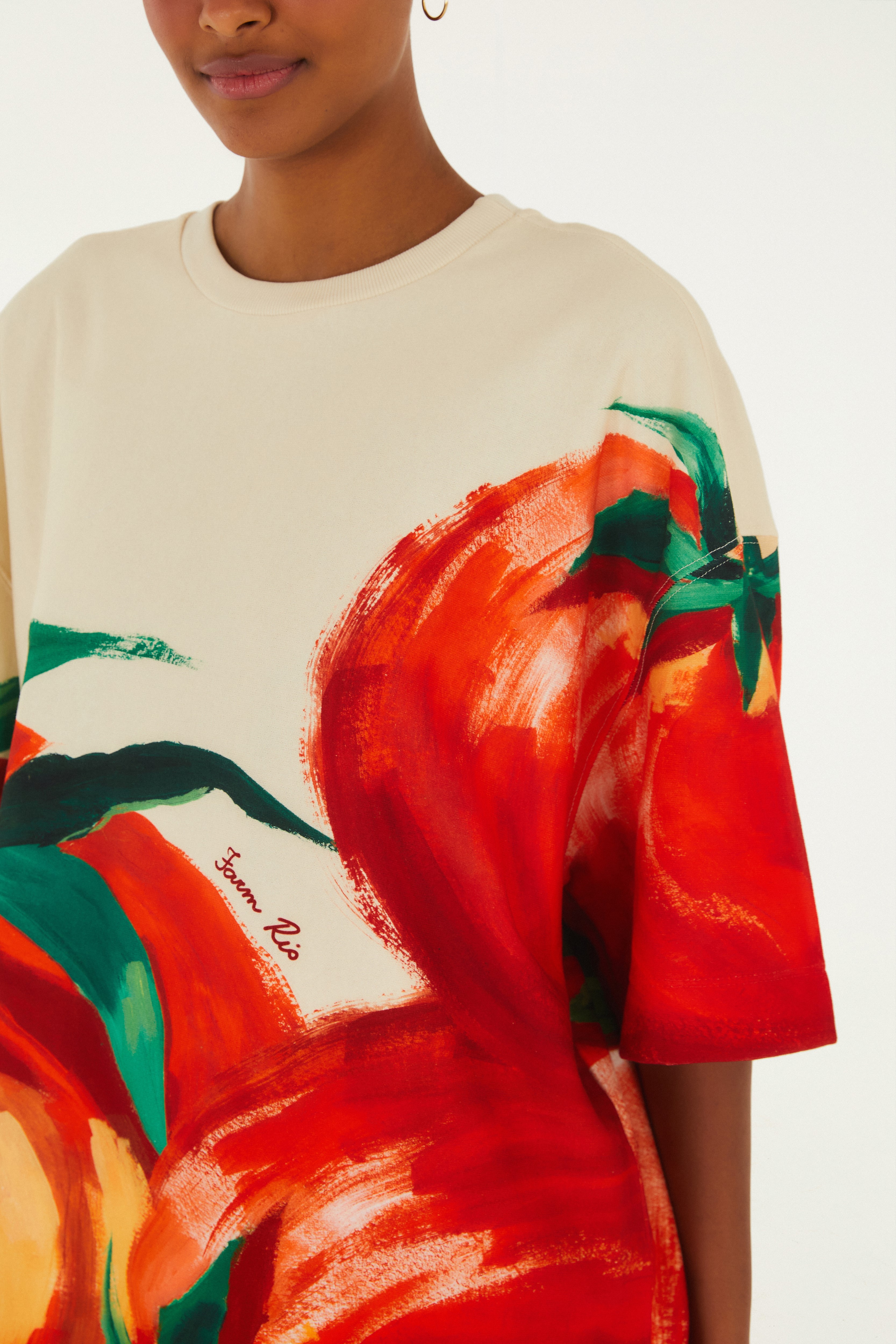 T-Shirt Moletom Maxi Tomates