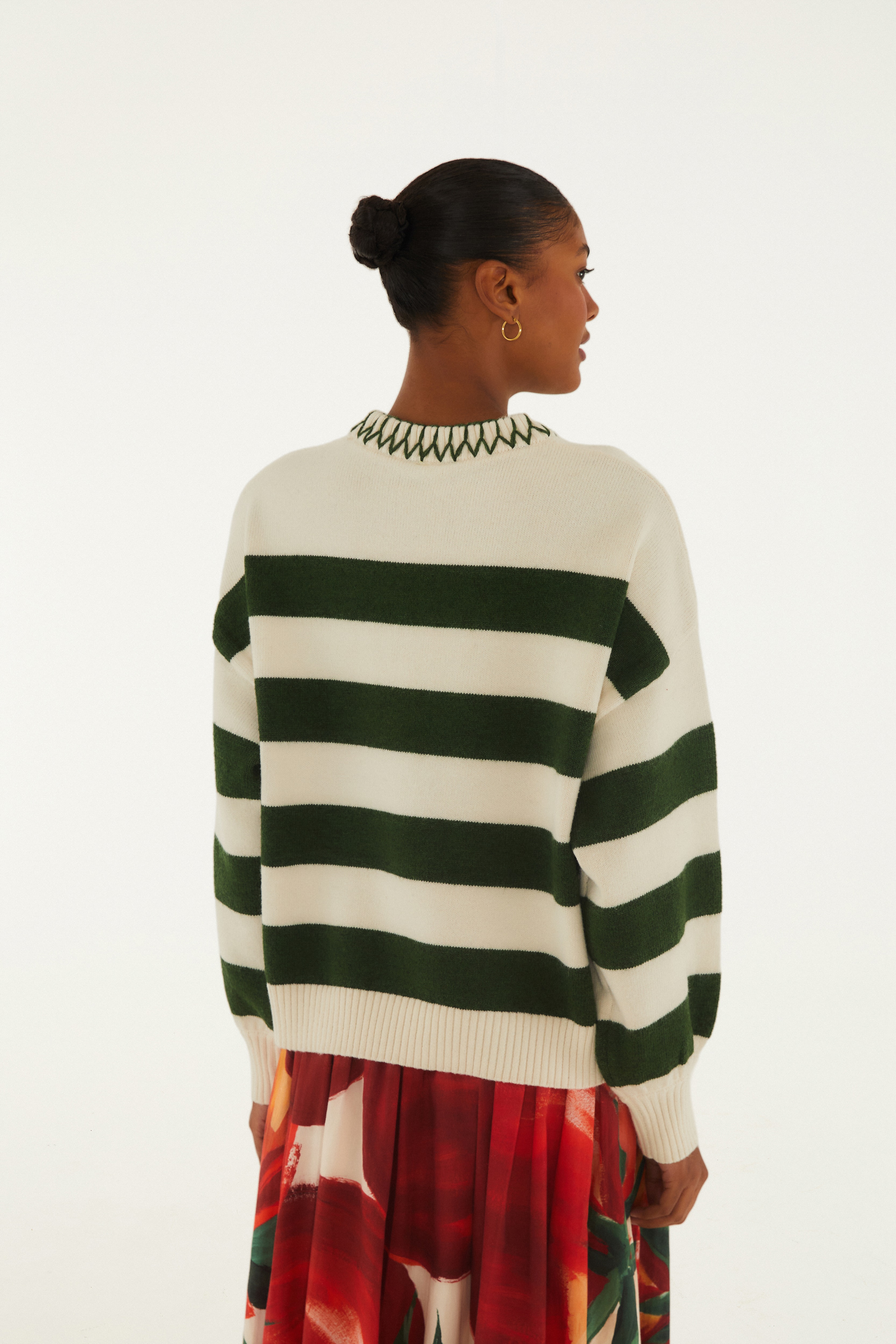 Casaco Tricot Listra Tomate