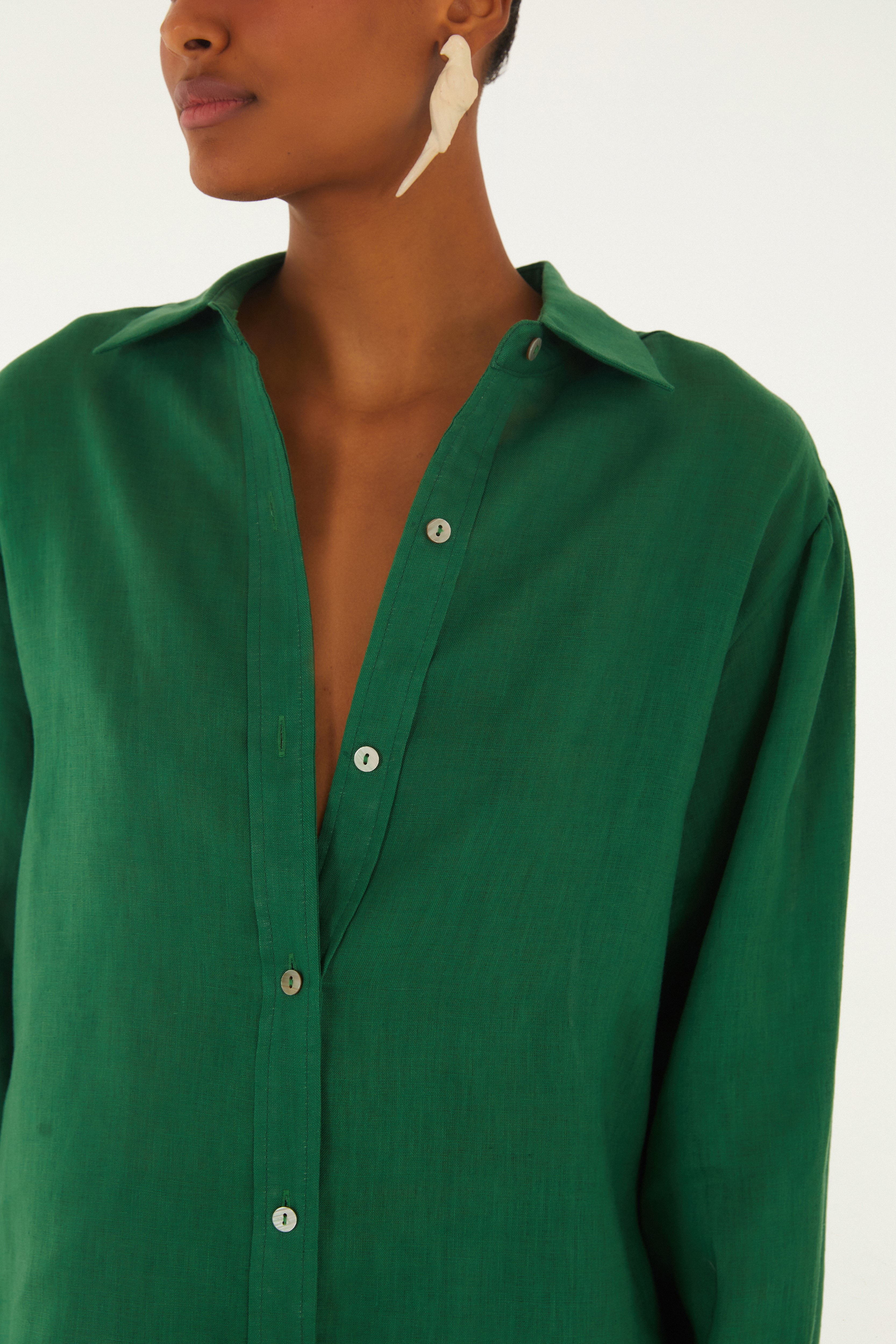 Camisa Mangas Linho