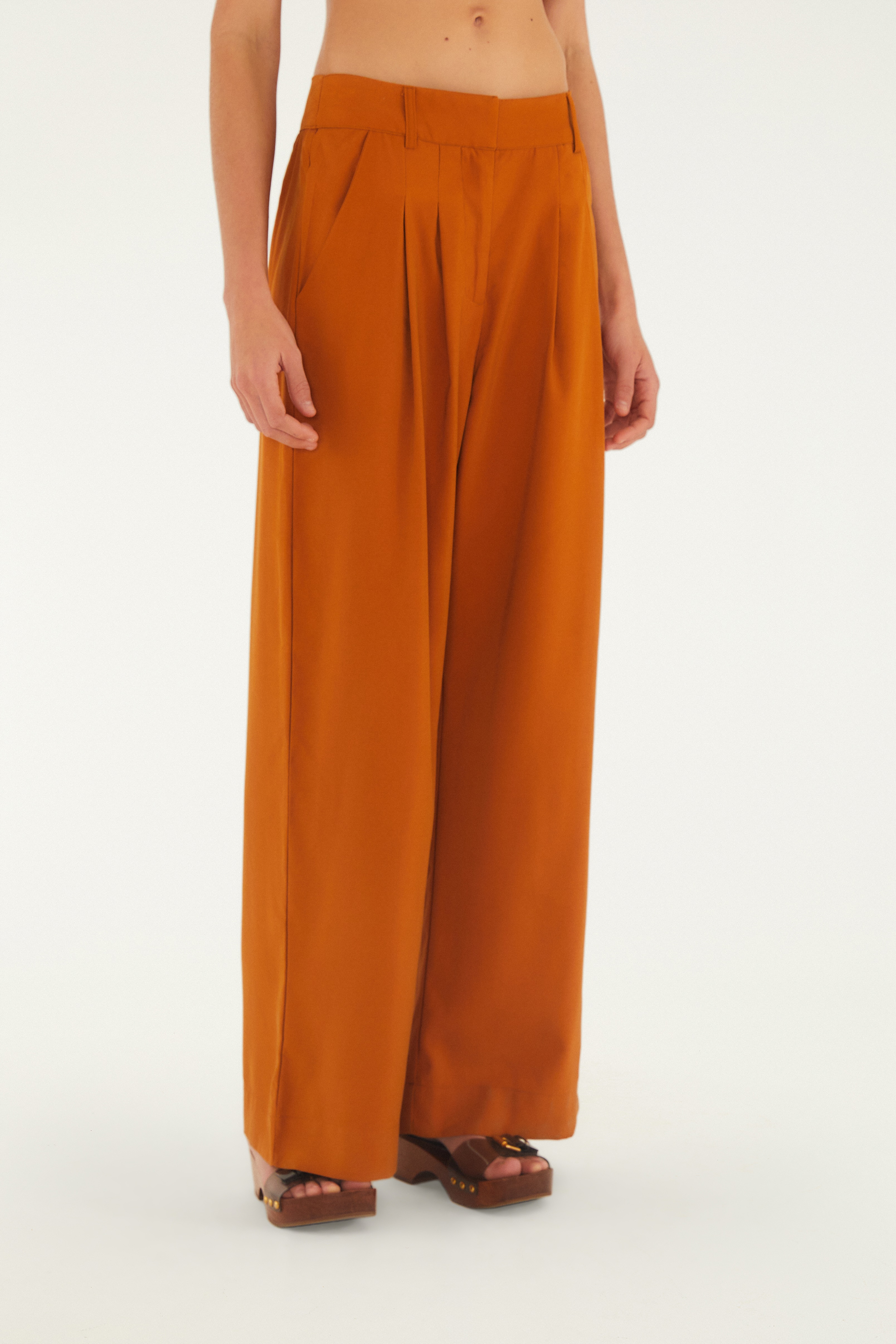 Calça Pregas
