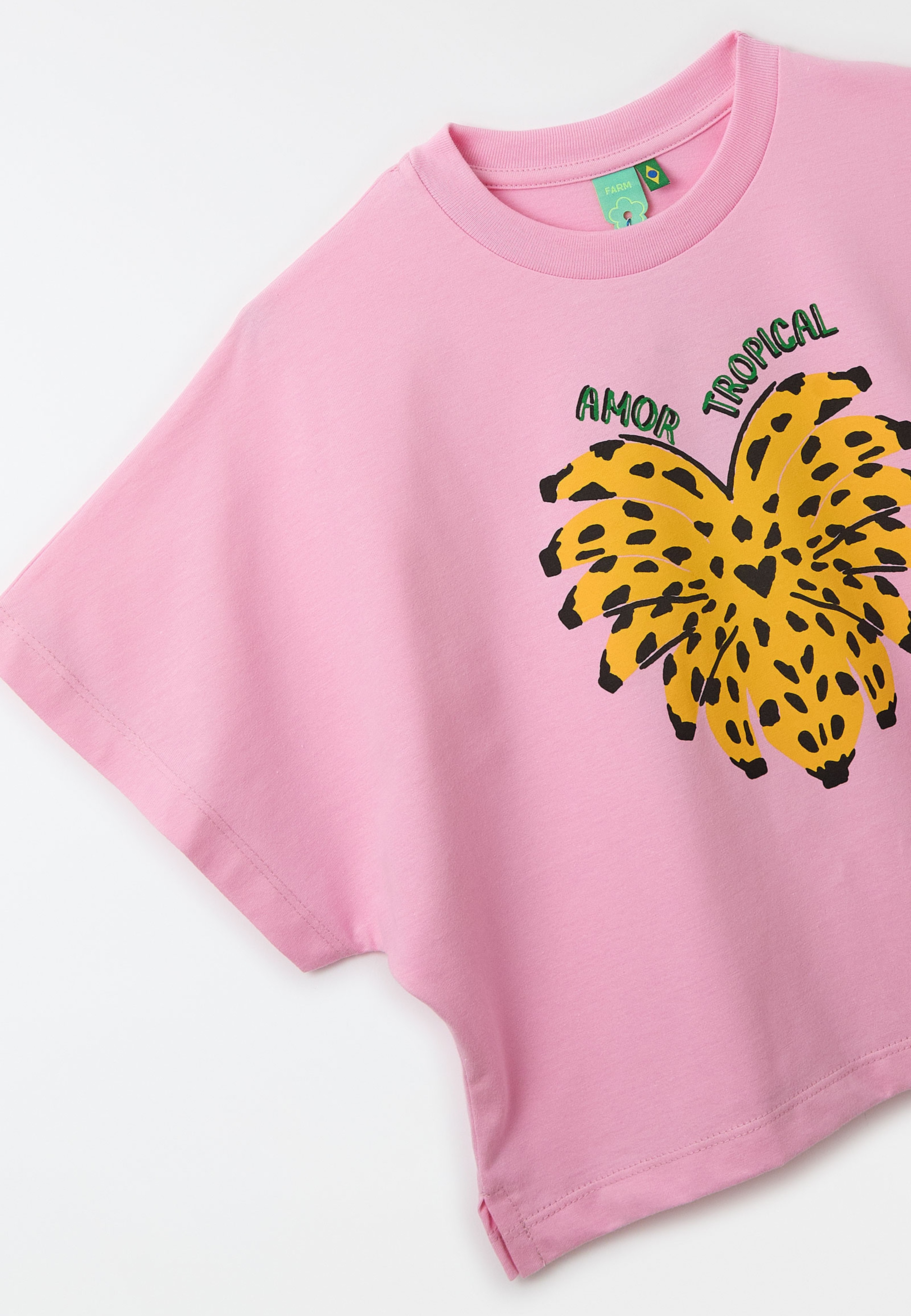 Camiseta Silk Amor Tropical
