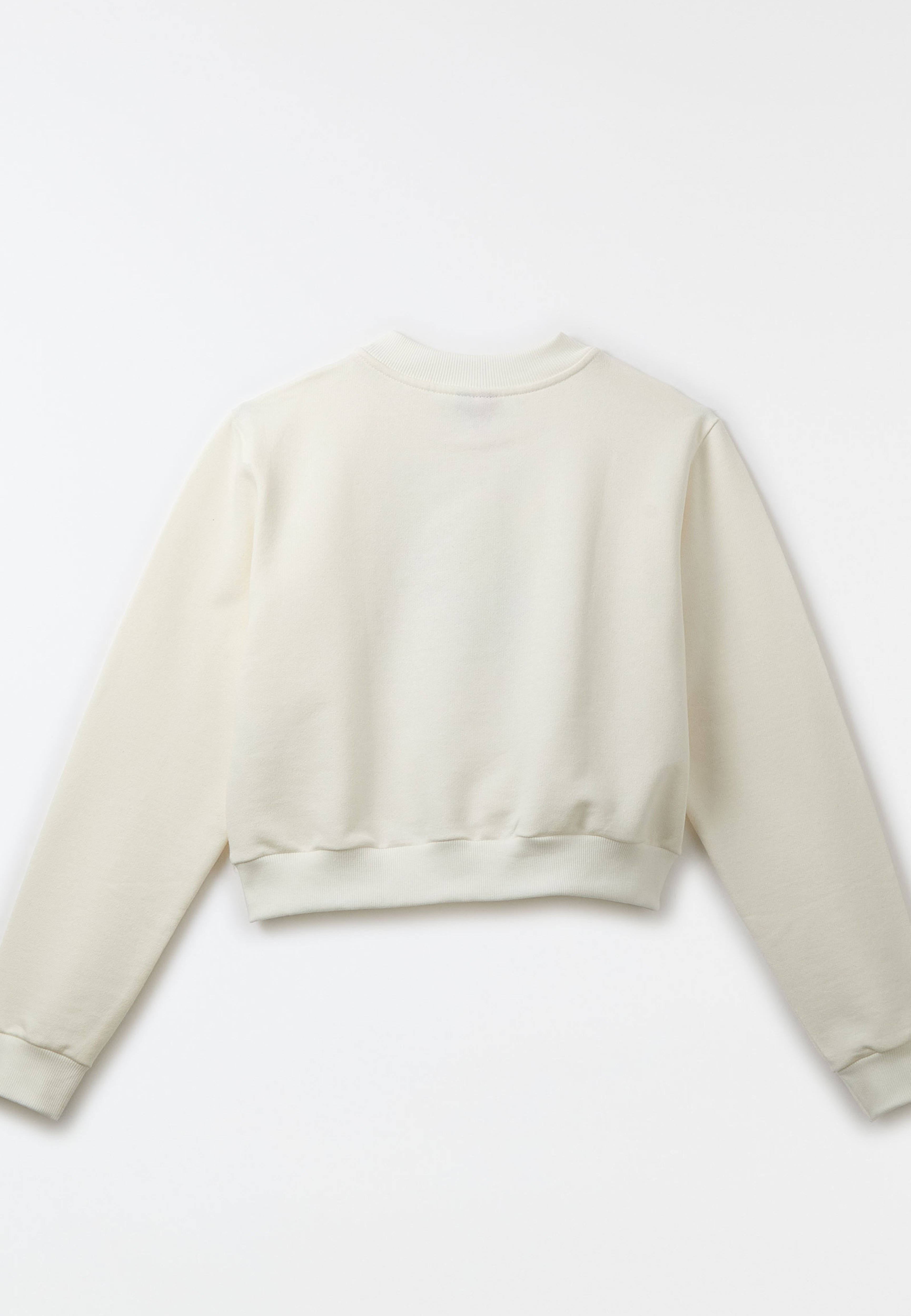 Moletom Cropped Bordado Amor Tropical