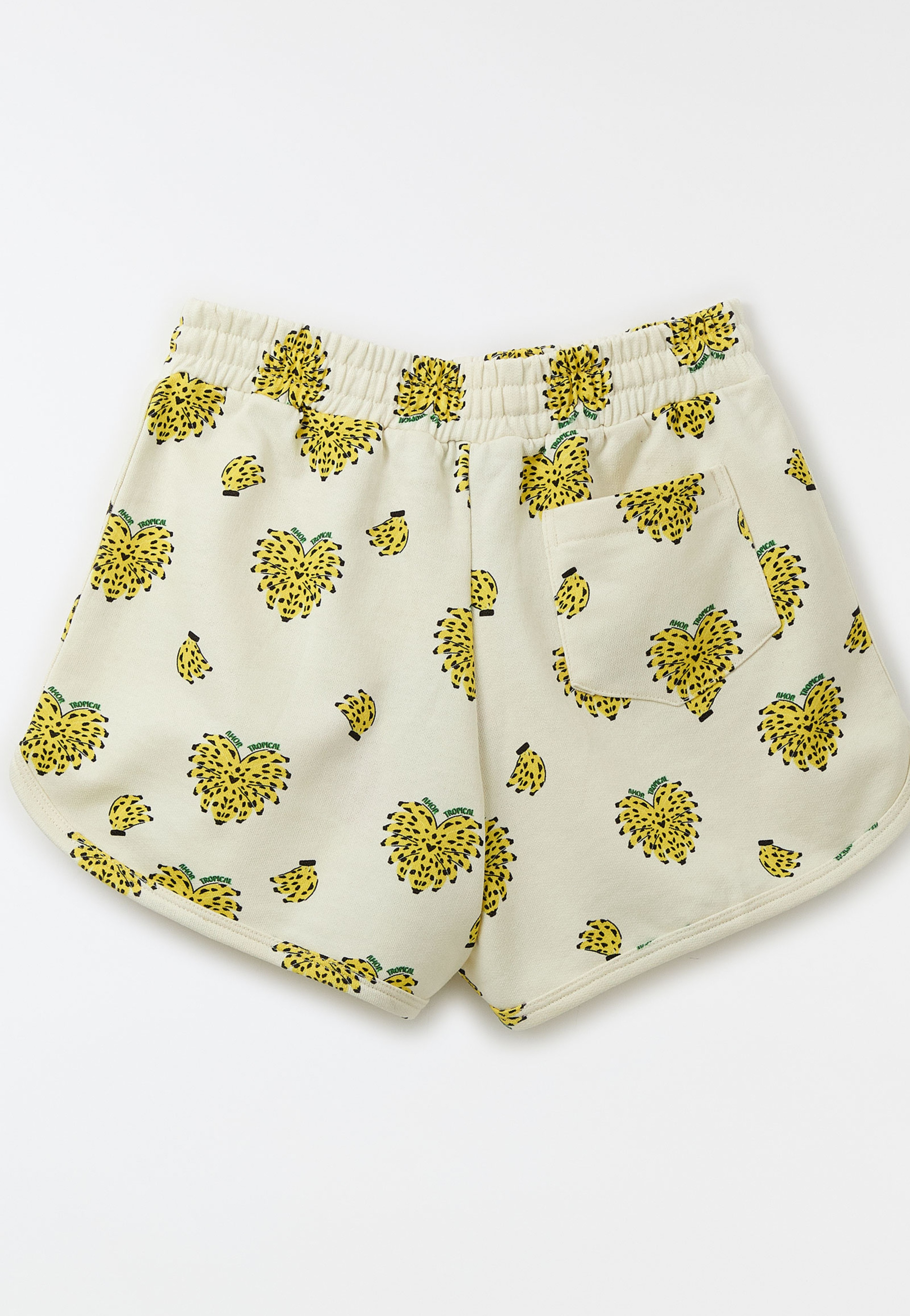 Short De Moletom Amor Tropical