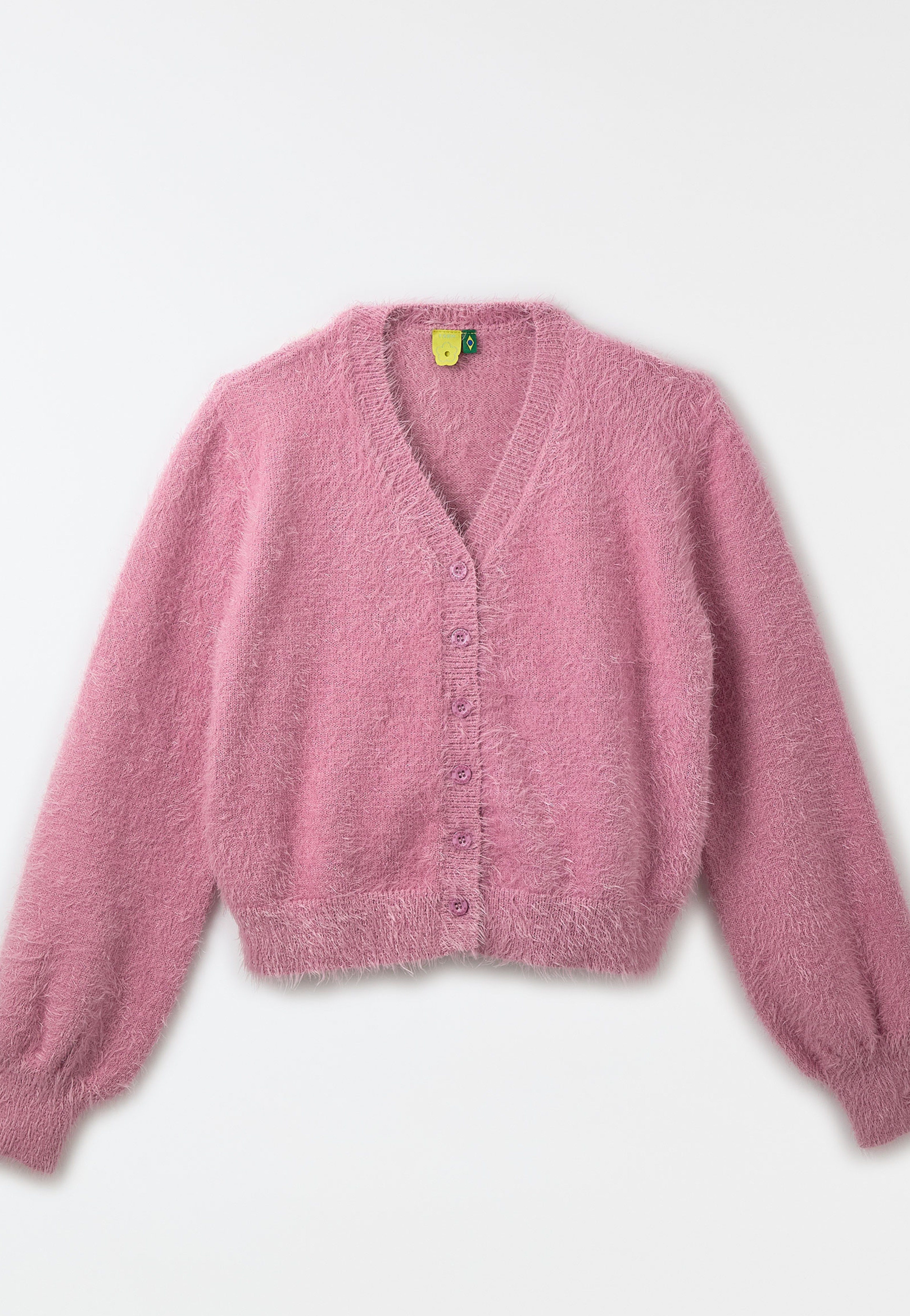 Cardigan Pelinho Cropped
